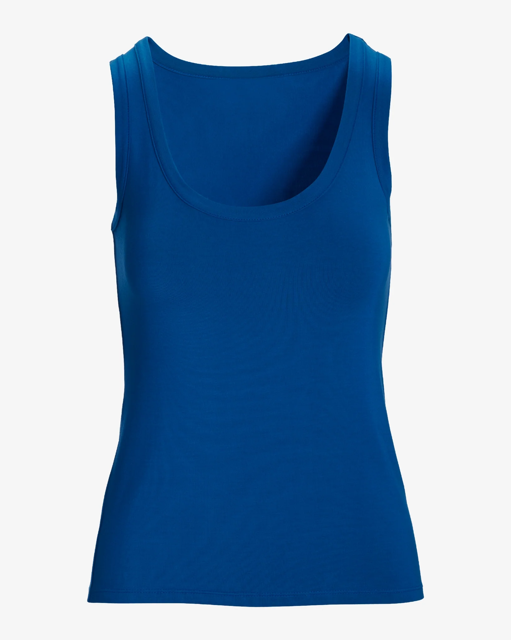 So Effortless Scoop-Neck Tank Top Lapis Blue - Mycitystee