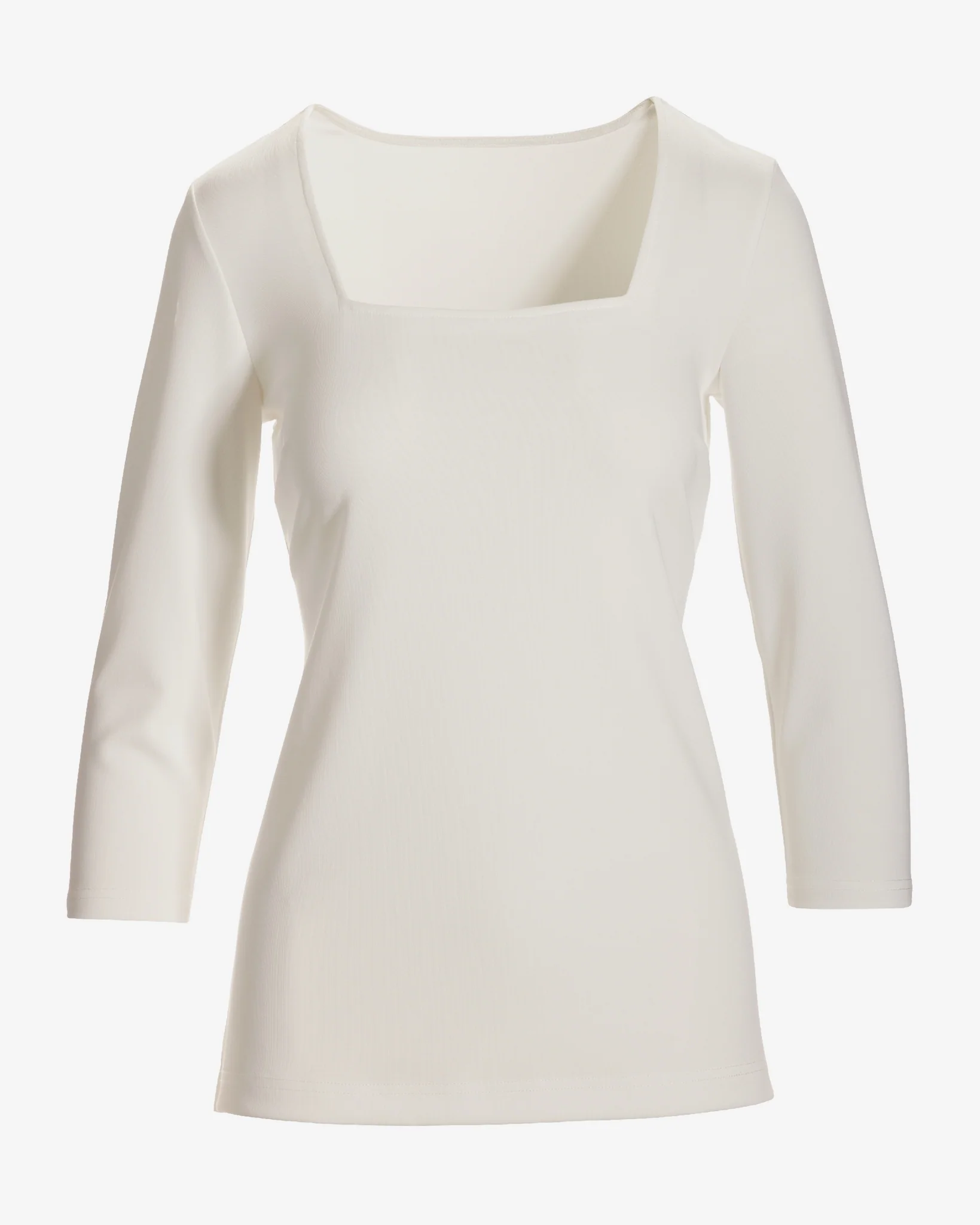 Beyond Travel Three Quarter Sleeve Top Ivory Coast - Mycitystee