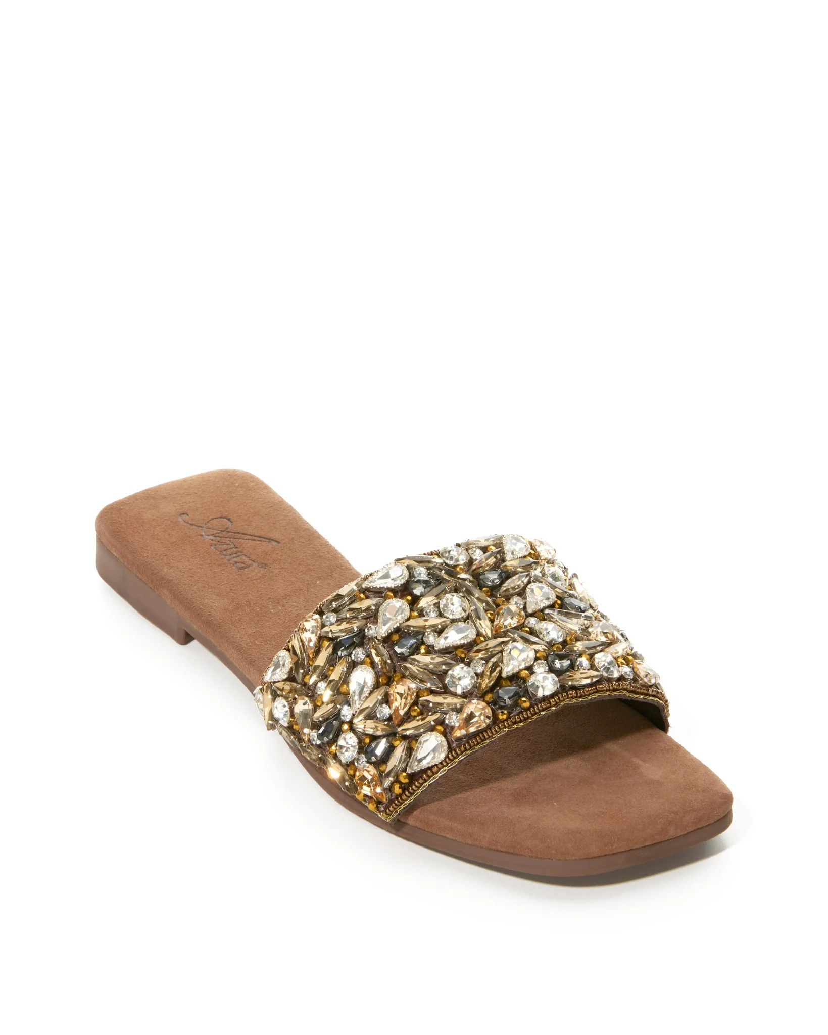 Embellished Multi Slide Bronze - Mycitystee