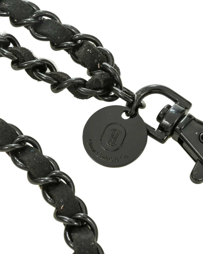 Black on Black Crossbody Phone Chain - Mycitystee