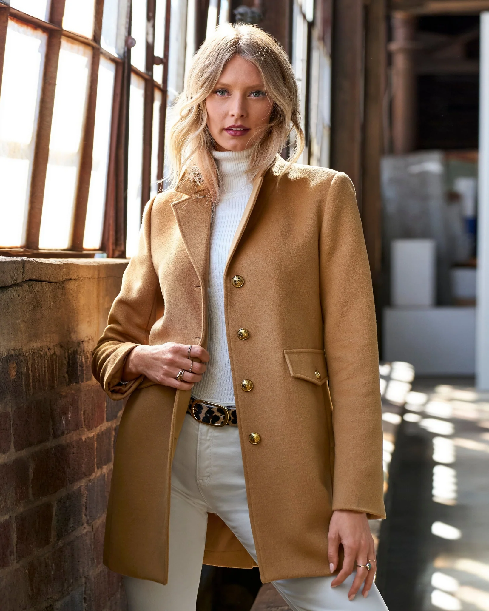 Classic Tailored Coat Camel - Mycitystee