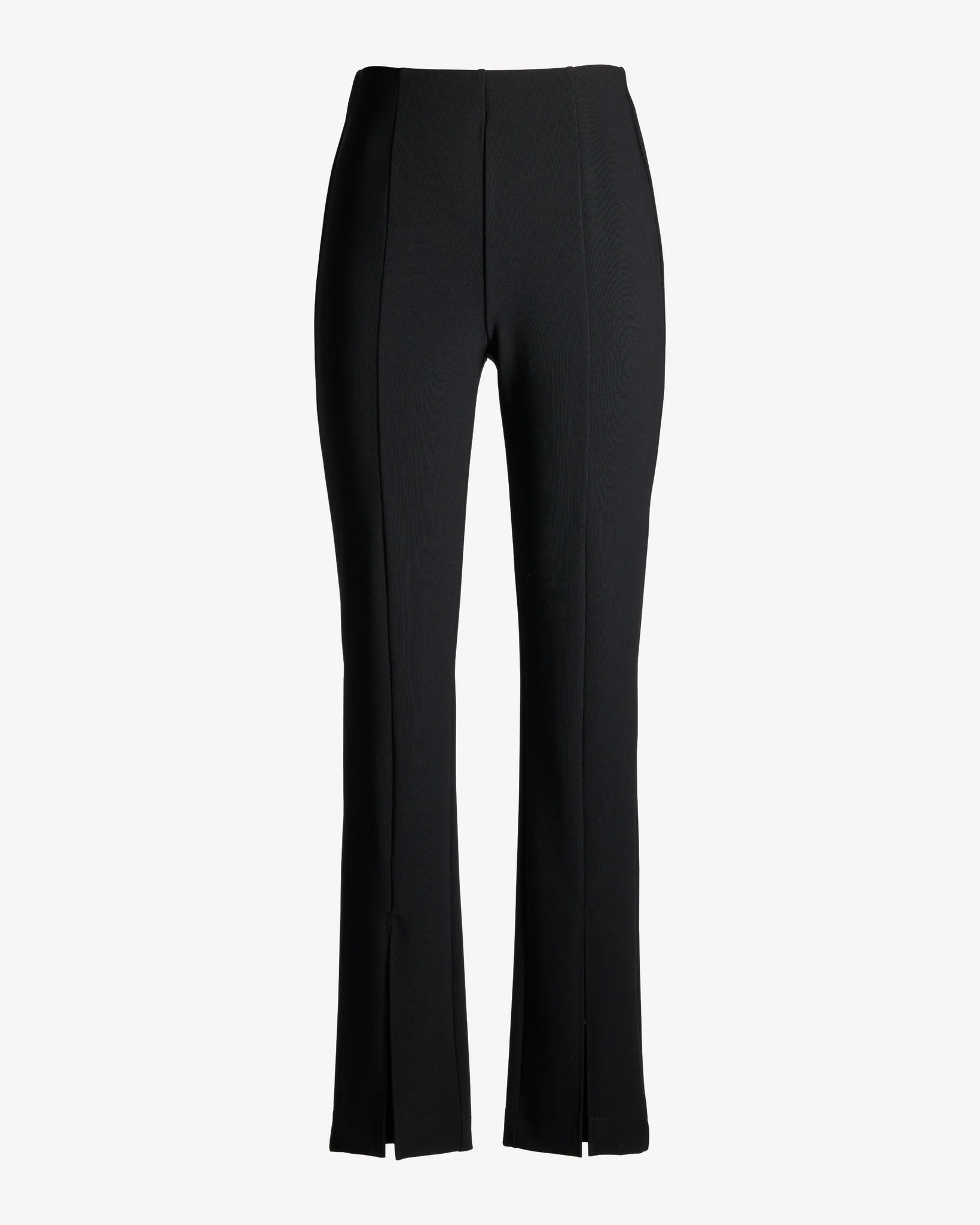 Beyond Travel High Rise Slit Front Pant Jet Black - Mycitystee