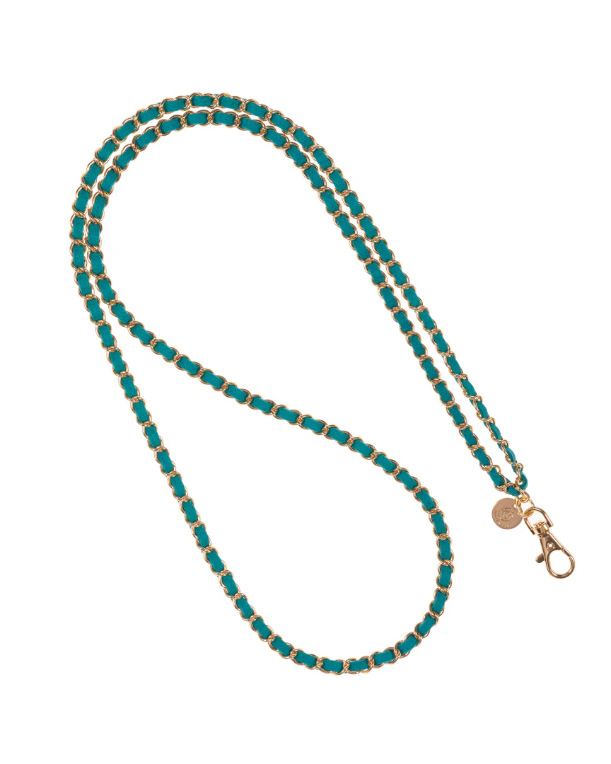 Gold N' Emerald Crossbody Phone Chain - Mycitystee