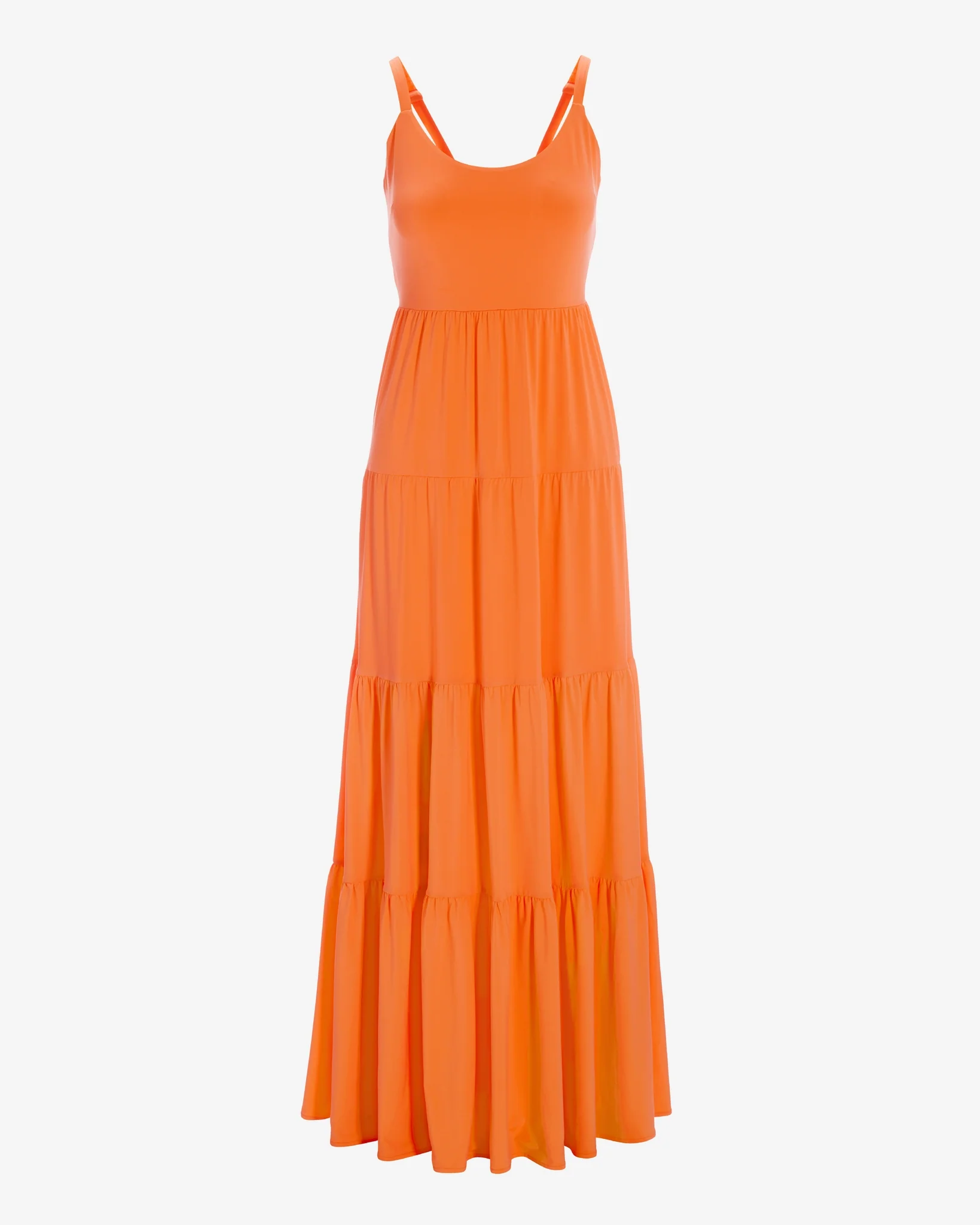 Knit Tiered Maxi Dress Birds of Paradise - Mycitystee