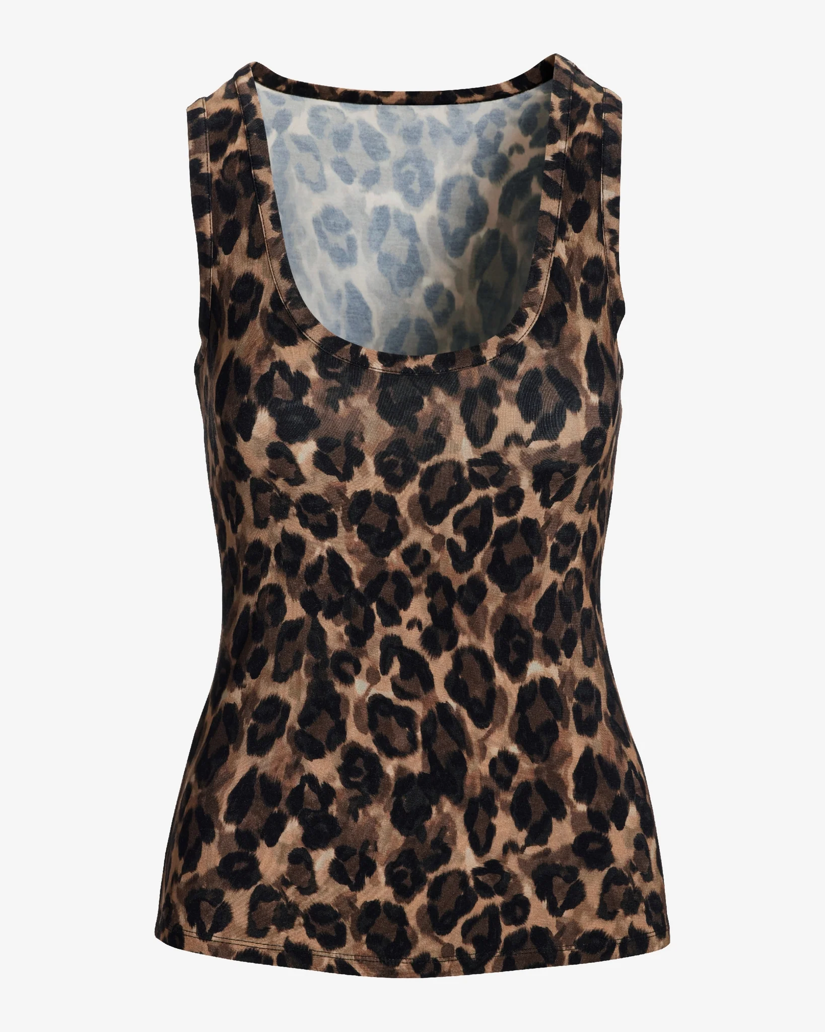 Printed So Effortless Tank Top Painted Cheetah - Mycitystee