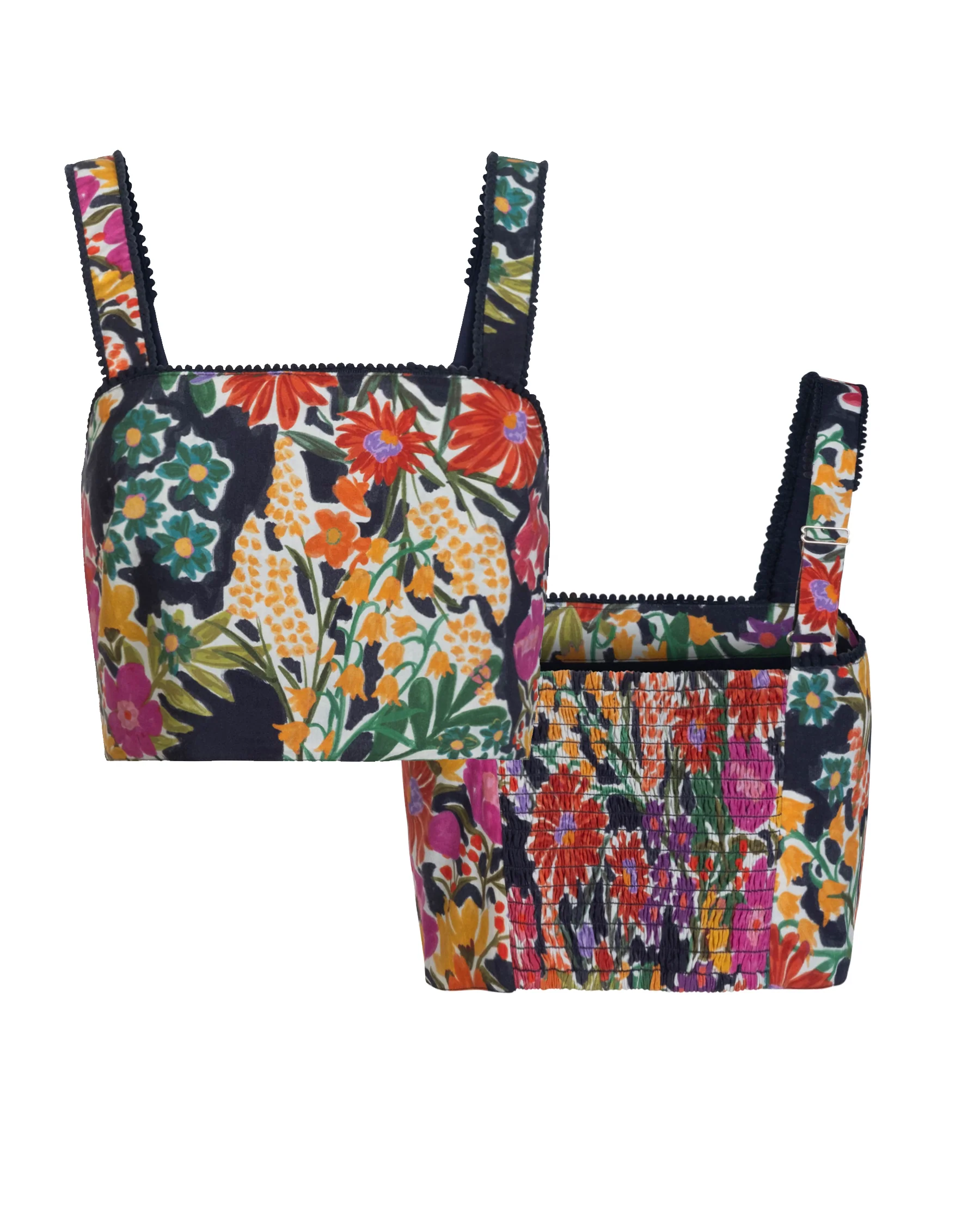 Ilyssa Crop Top In Gardenia - Mycitystee