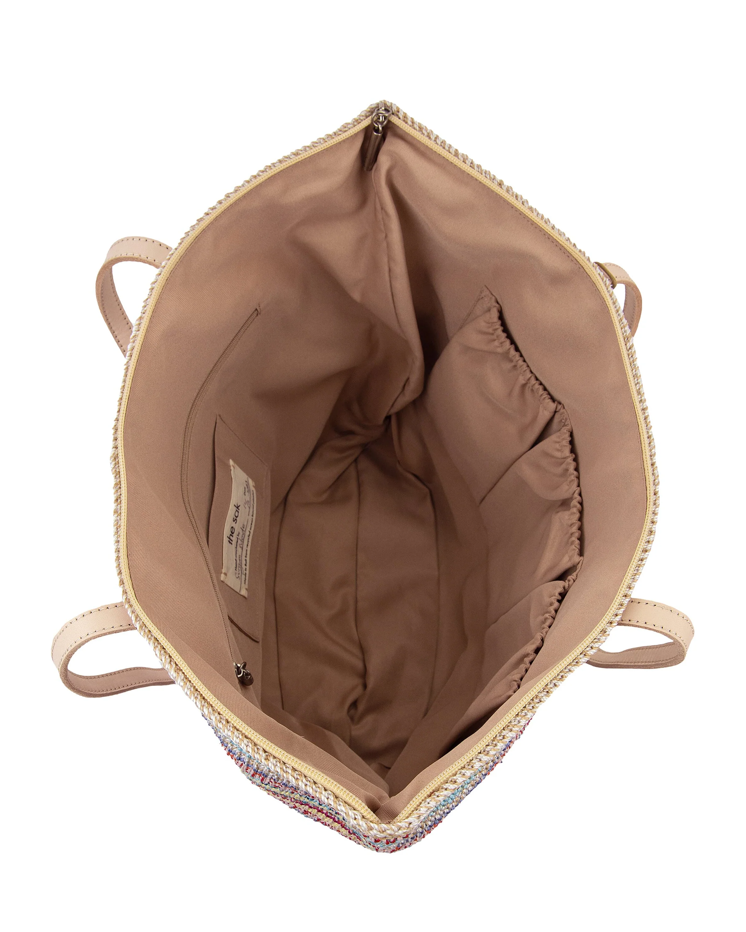 Faye Large Tote - Hand Crochet - Eden Stripe - Mycitystee