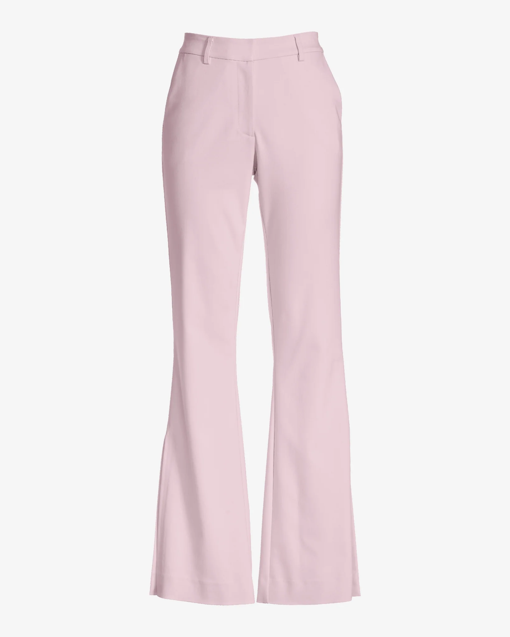 Monterey Modern Bootcut Side-Slit Trouser Pant Pink Quartz - Mycitystee