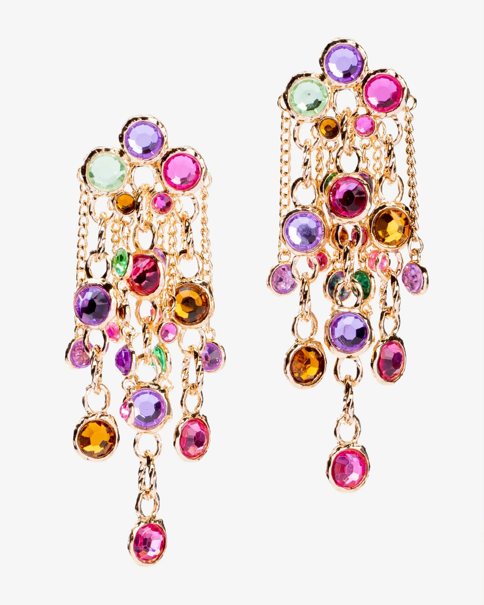 Multi Gem Earring Multi - Mycitystee