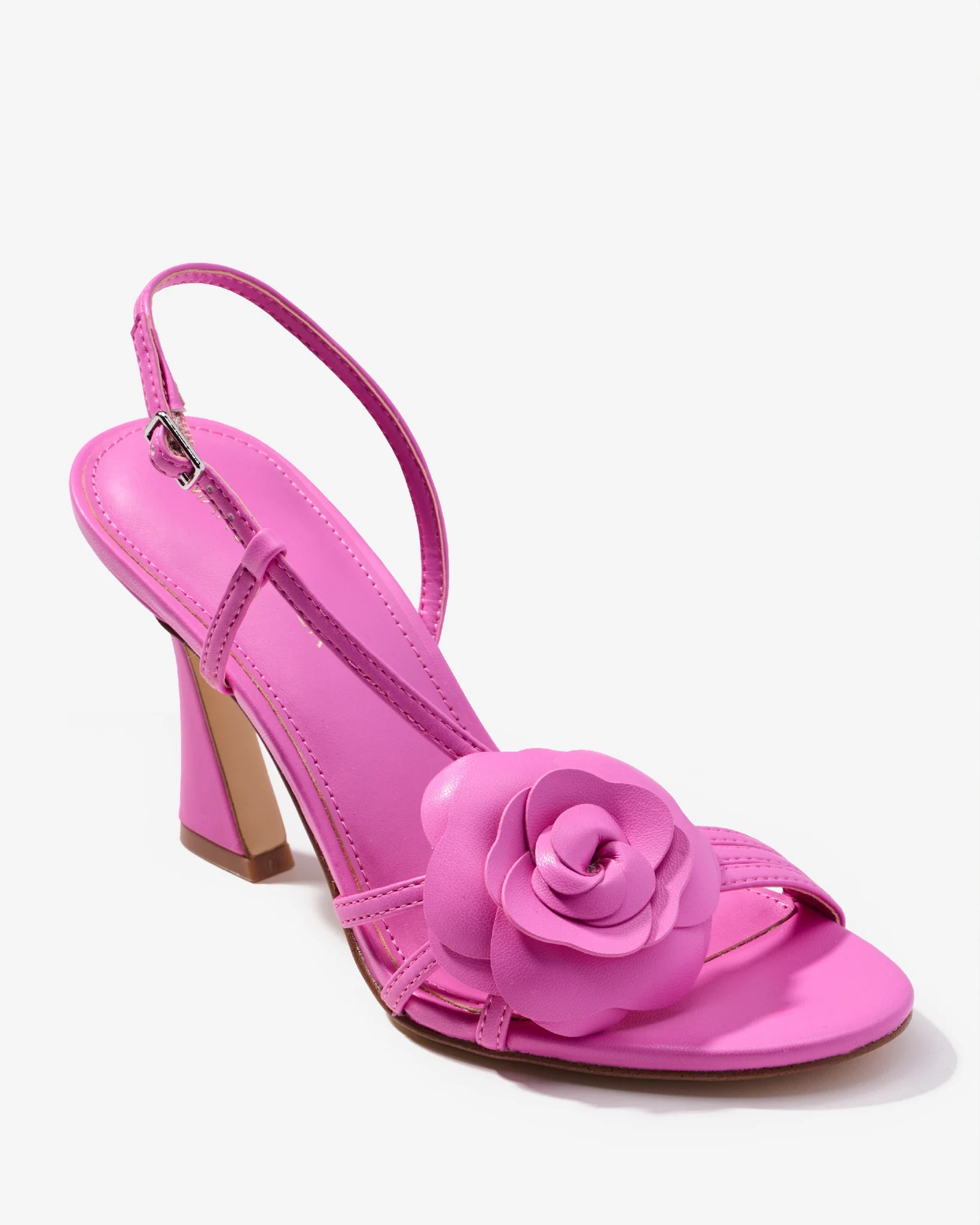 Flower Strap Heel Pink - Mycitystee