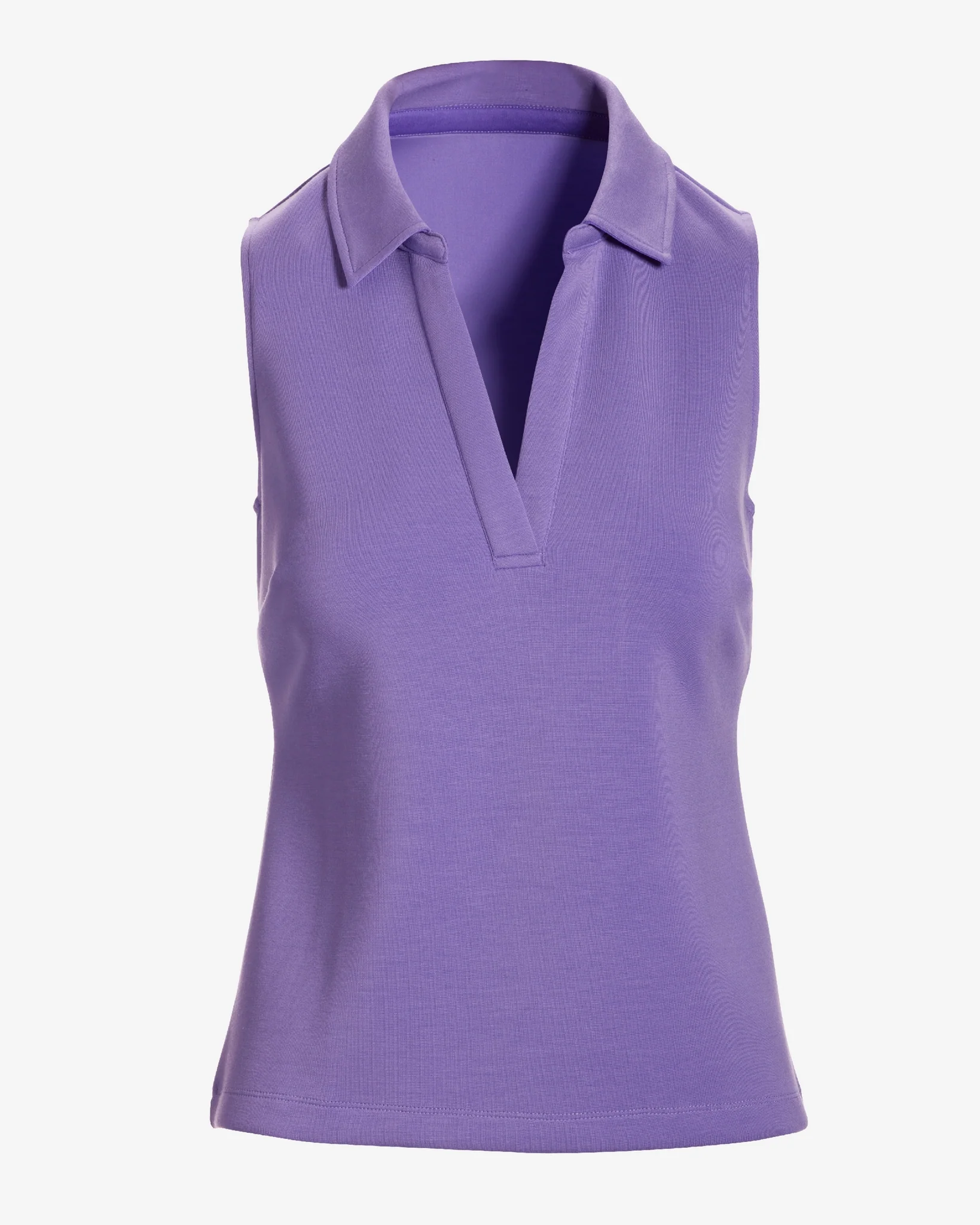 Luxe Lounge Sleeveless Collar Top Bougainvillea - Mycitystee