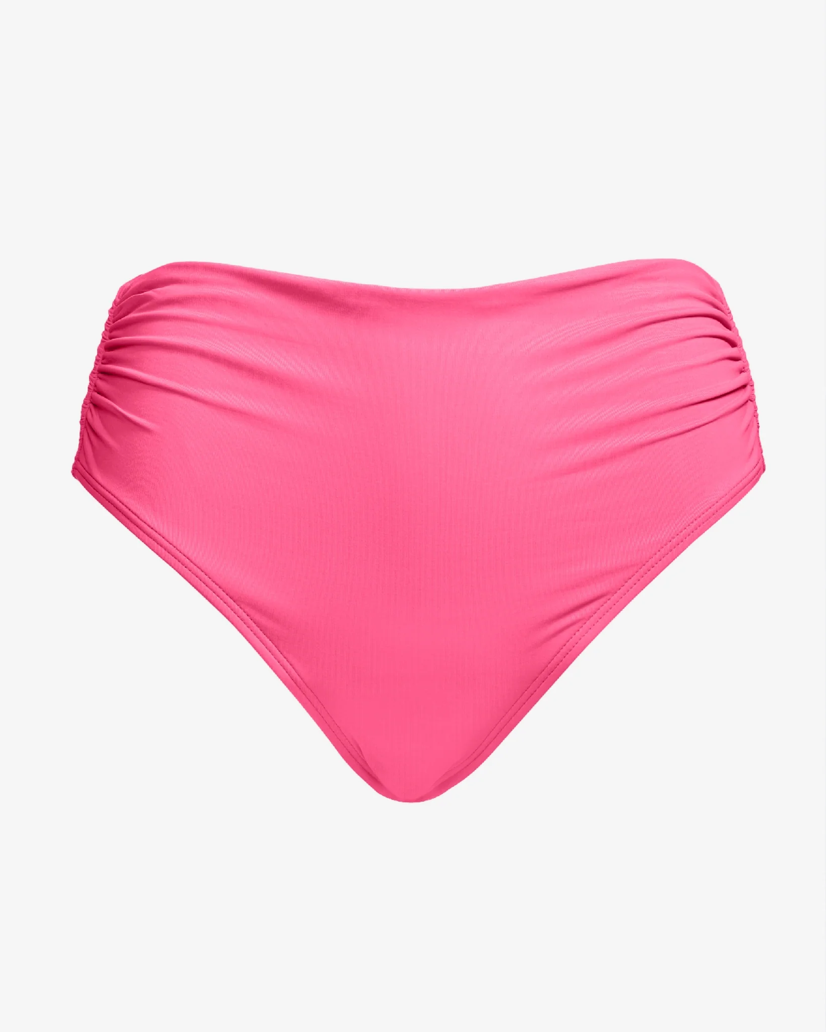 Swim Sense High-Waisted Bikini Bottom Azalea Pink - Mycitystee
