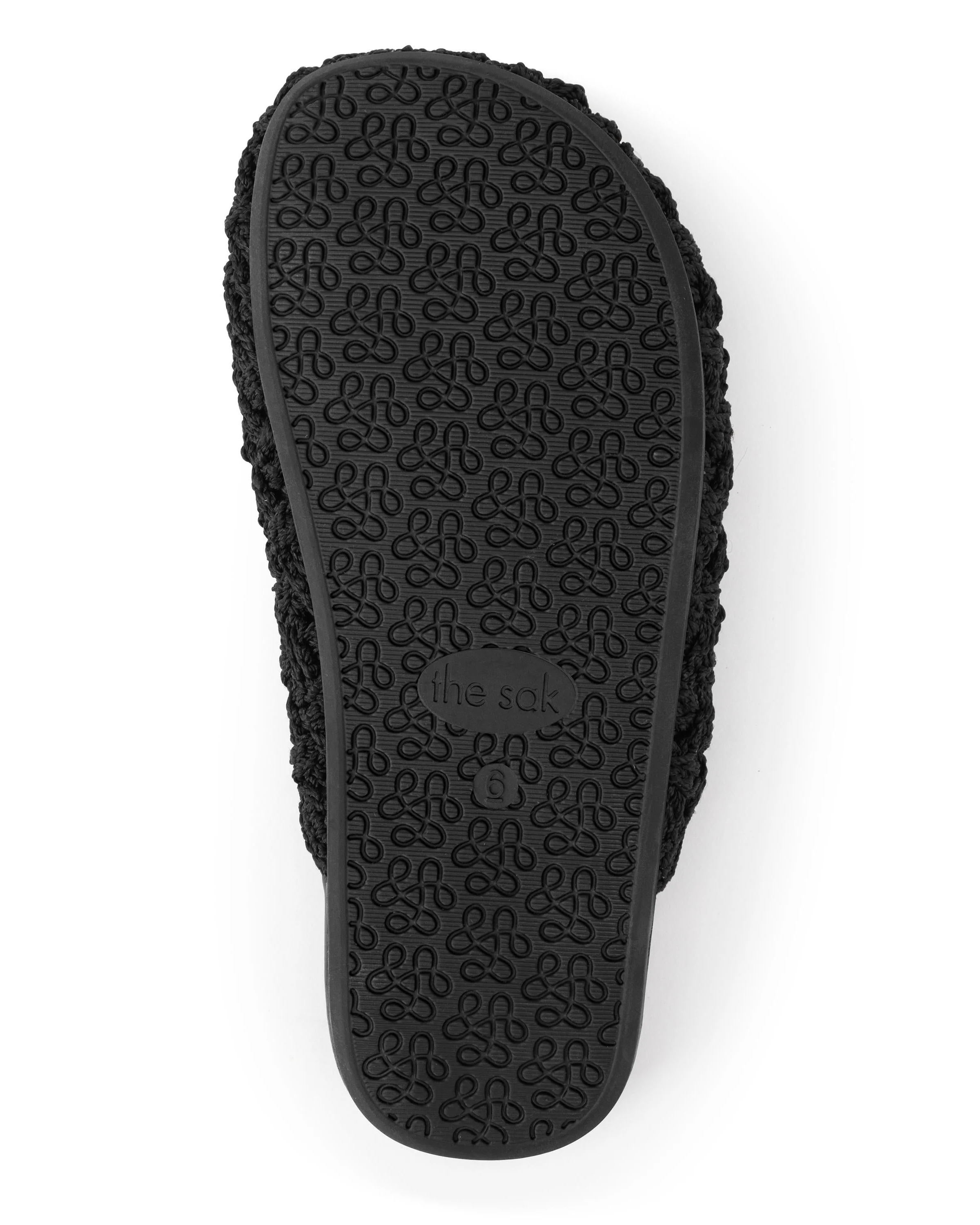 Bolinas Clog - Hand Crochet - Black Cozy Weave - Mycitystee