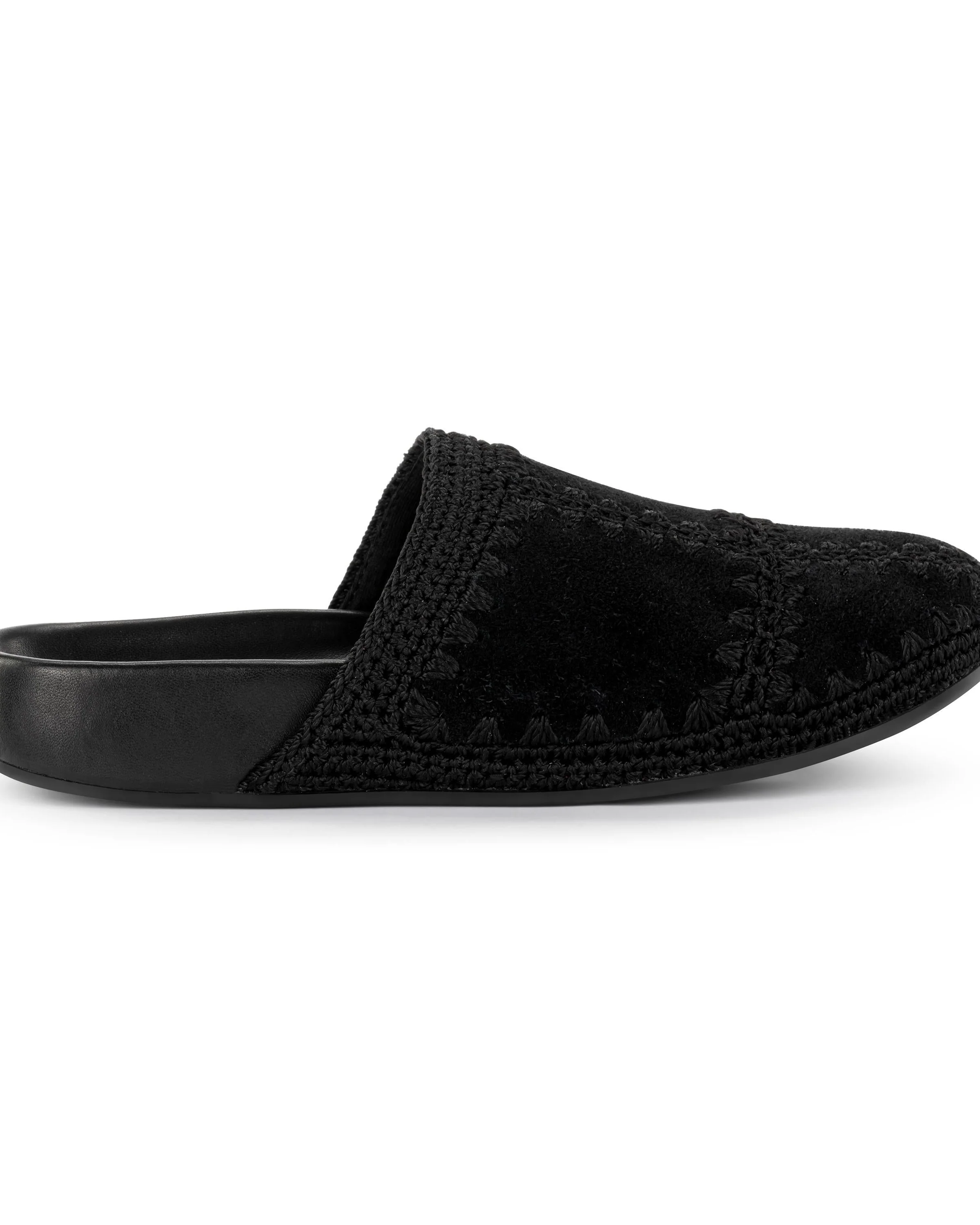 Bolinas Clog - Leather - Black Suede Patch - Mycitystee