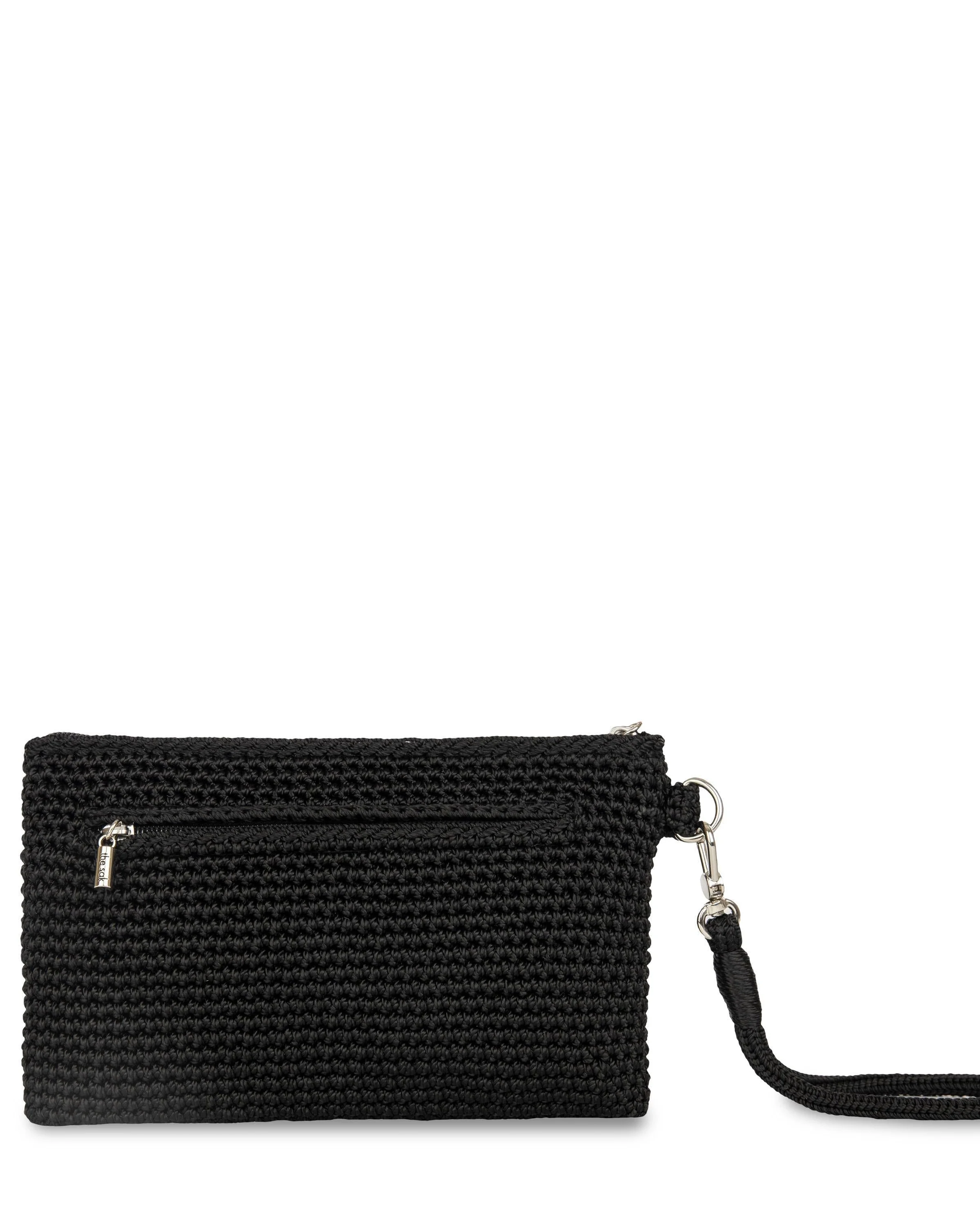 Vita Wristlet - Hand Crochet - Black - Mycitystee
