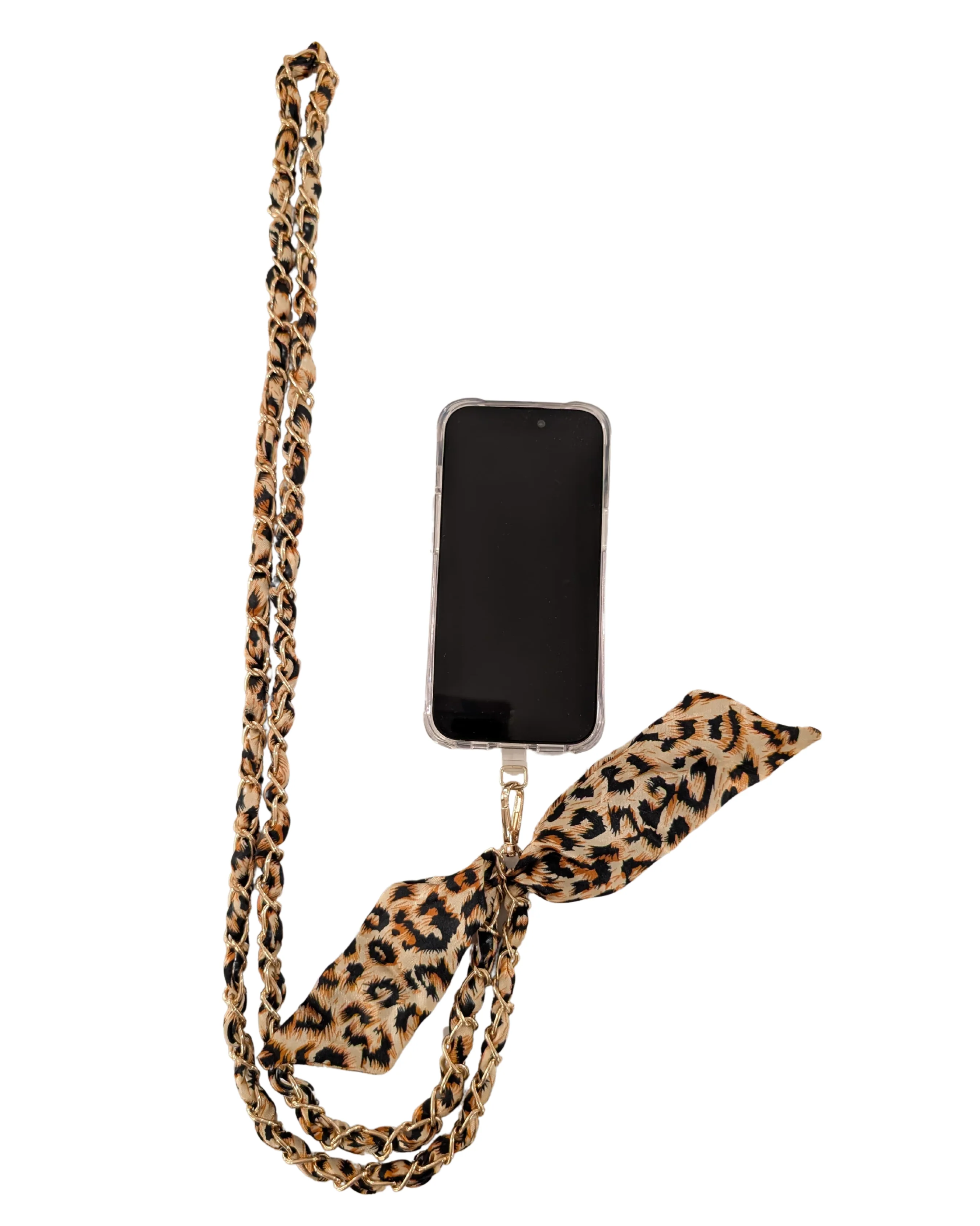 Oh Lala Leopard Crossbody Phone Chain - Mycitystee
