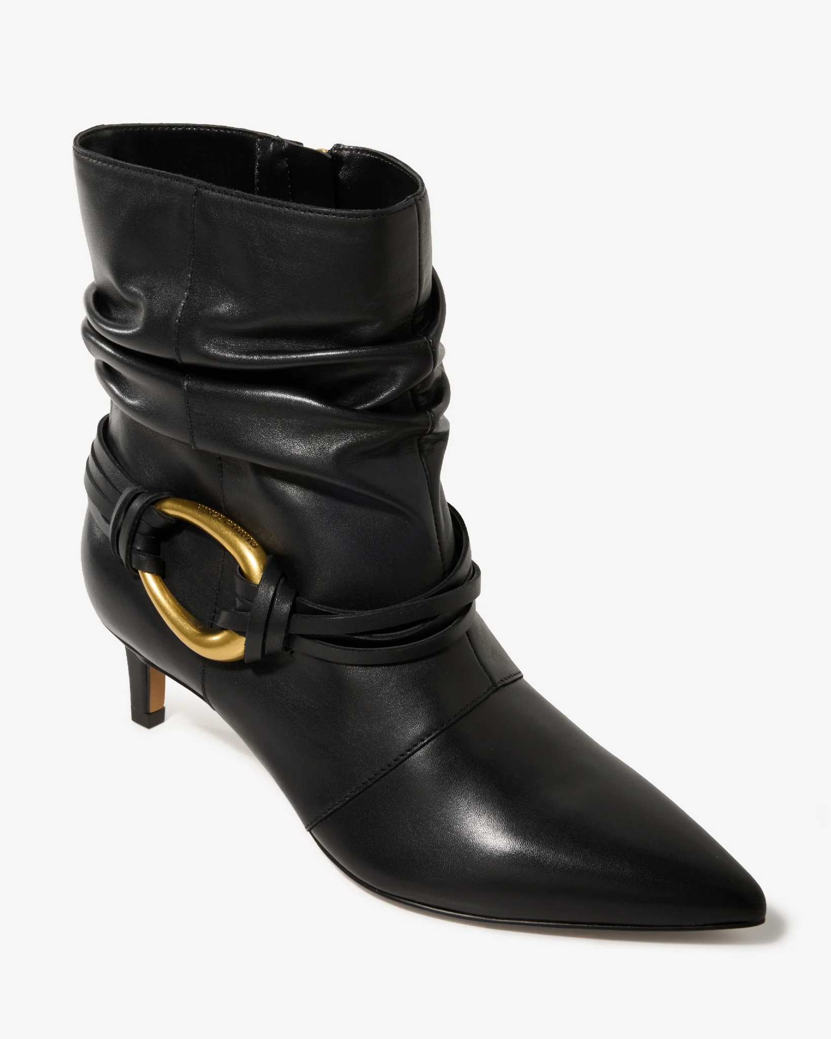Slouchy Hardware Bootie Black - Mycitystee