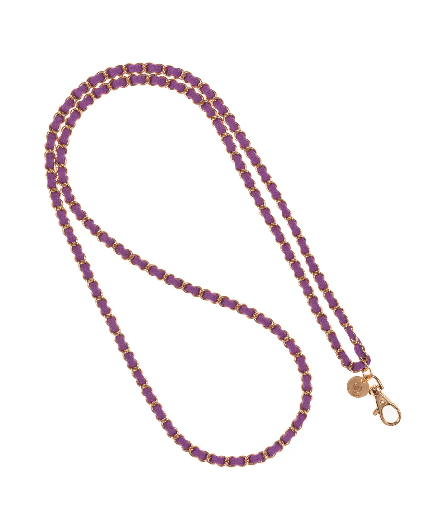 Deep Purple Crossbody Phone Chain - Mycitystee