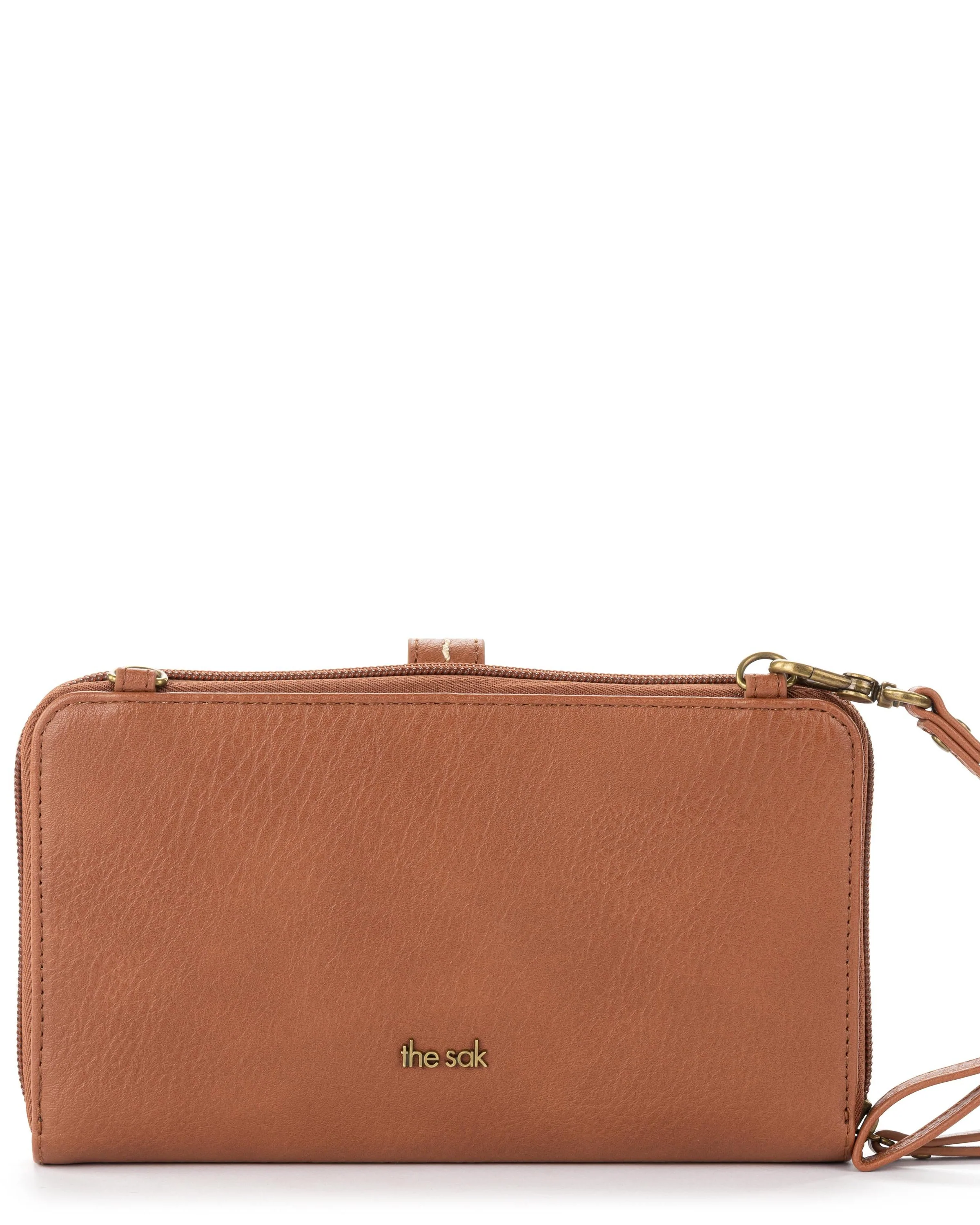 Iris Smartphone Wallet - Hand Crochet - Bamboo Medallion - Mycitystee