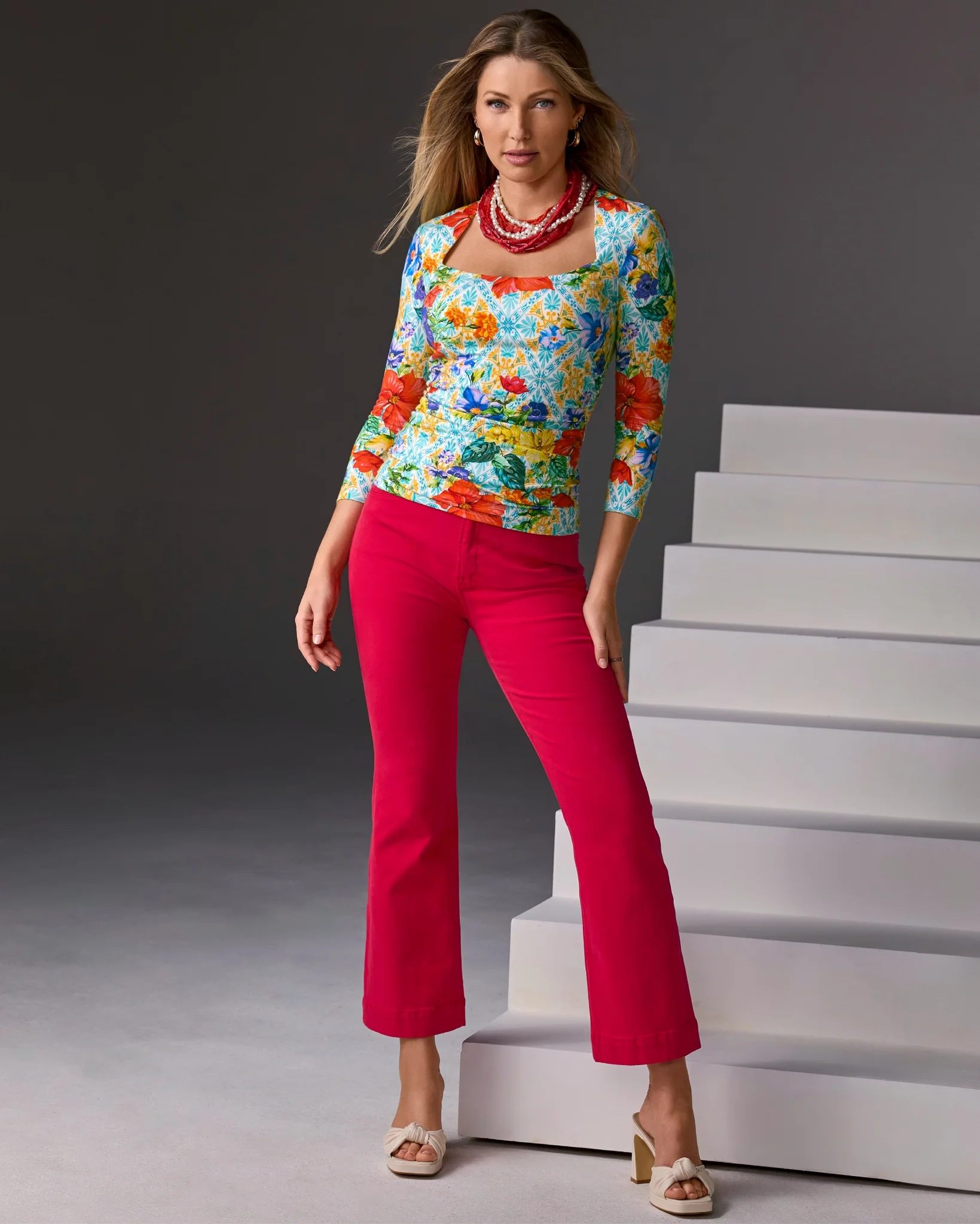 Knotted Strap Heel Ivory - Mycitystee