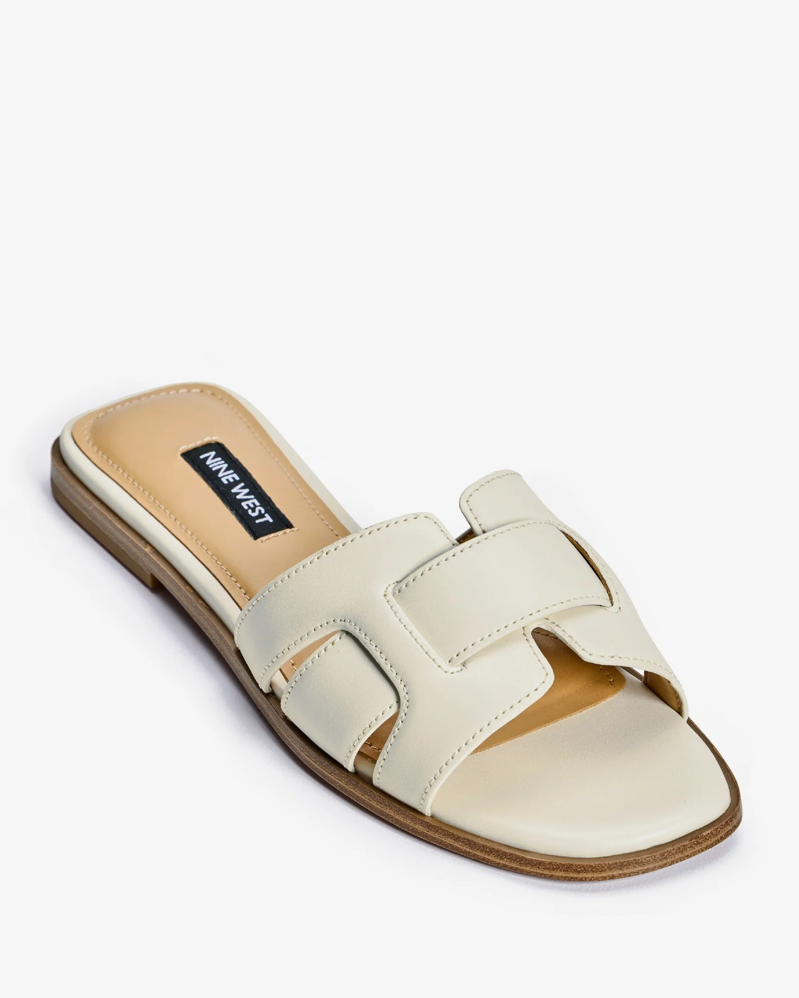 Flat Slide Sandal Cream - Mycitystee