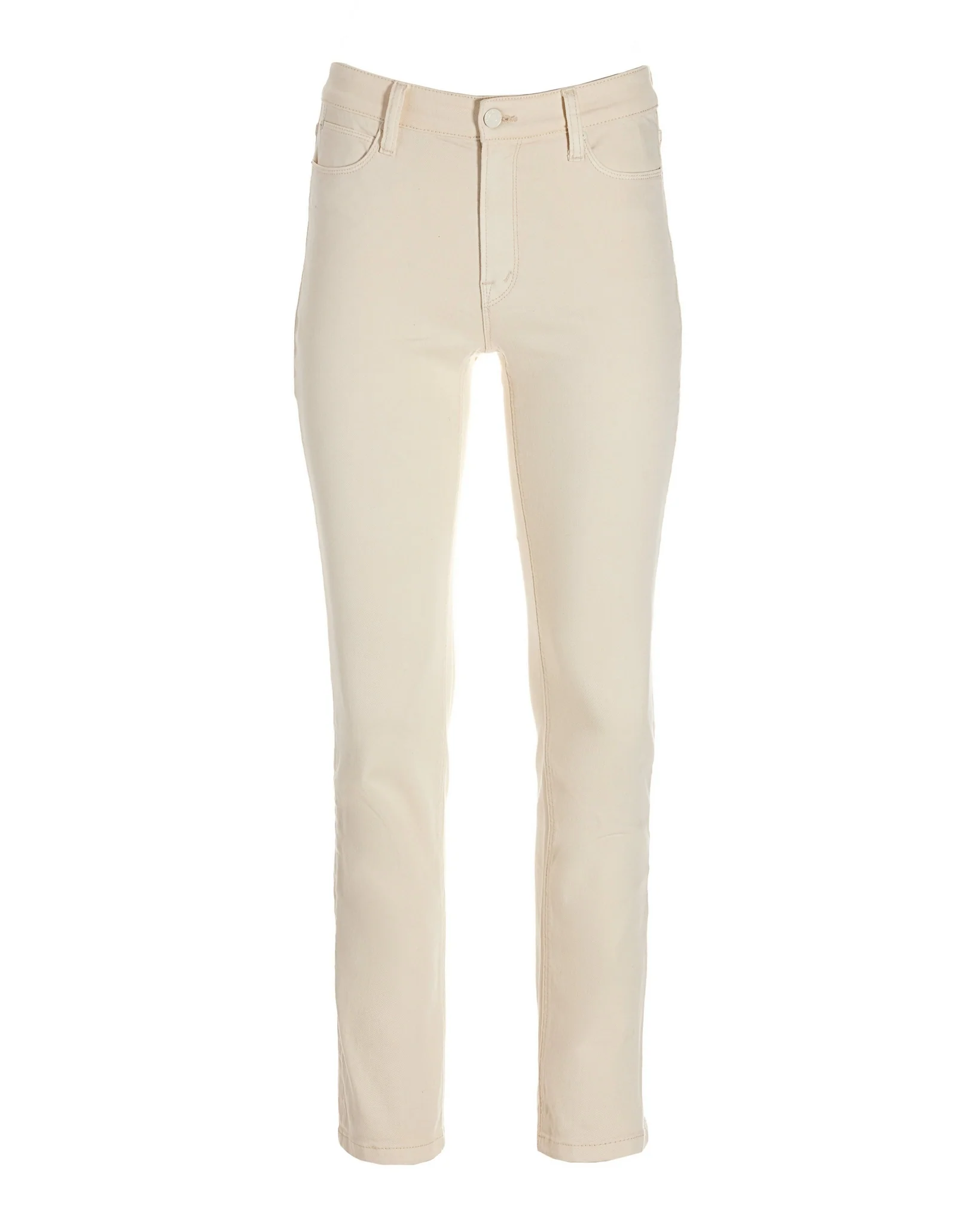 Newport High-Rise Slim Straight-Leg Jean Cream - Mycitystee