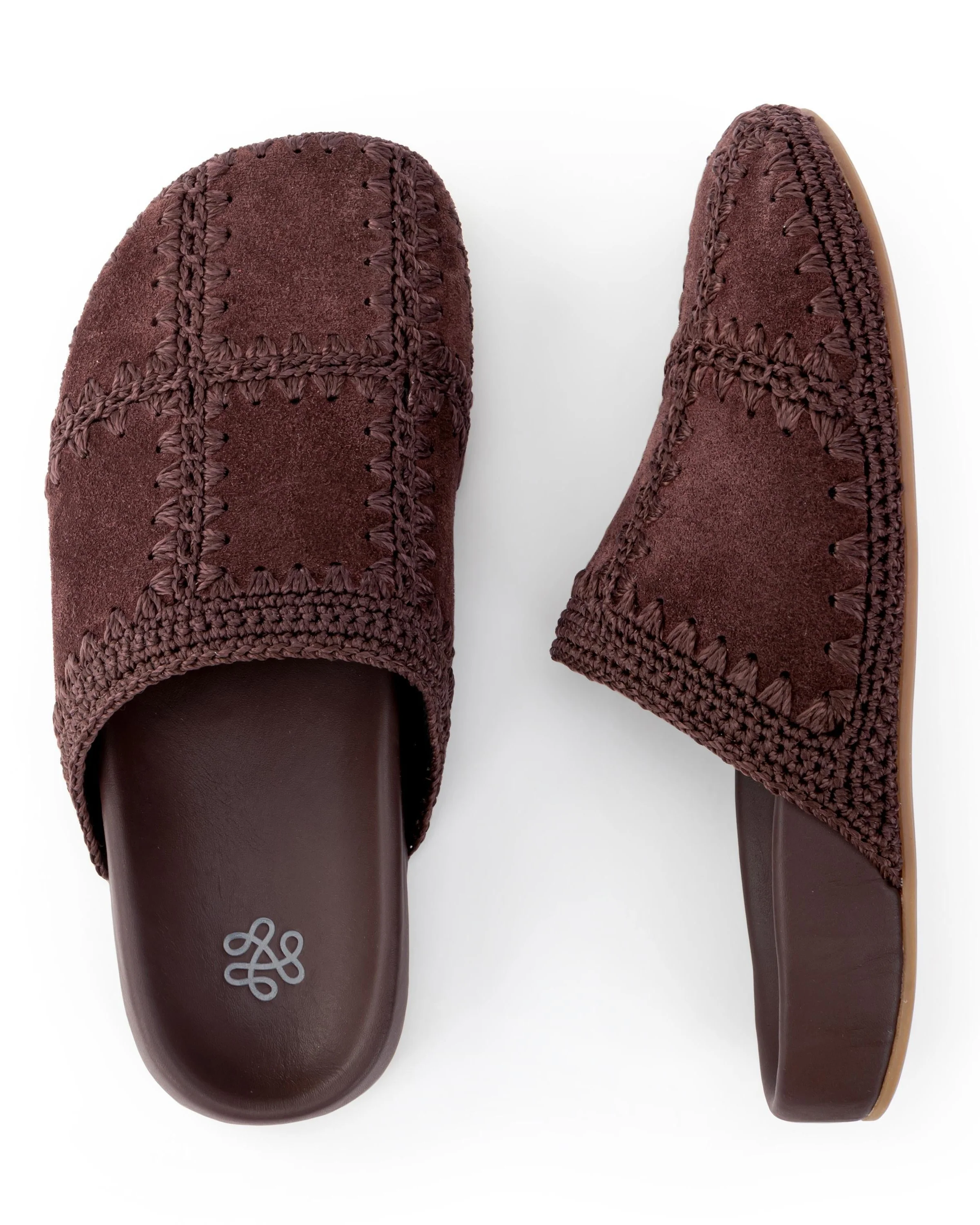 Bolinas Clog - Leather - Mahogany Suede Patch - Mycitystee