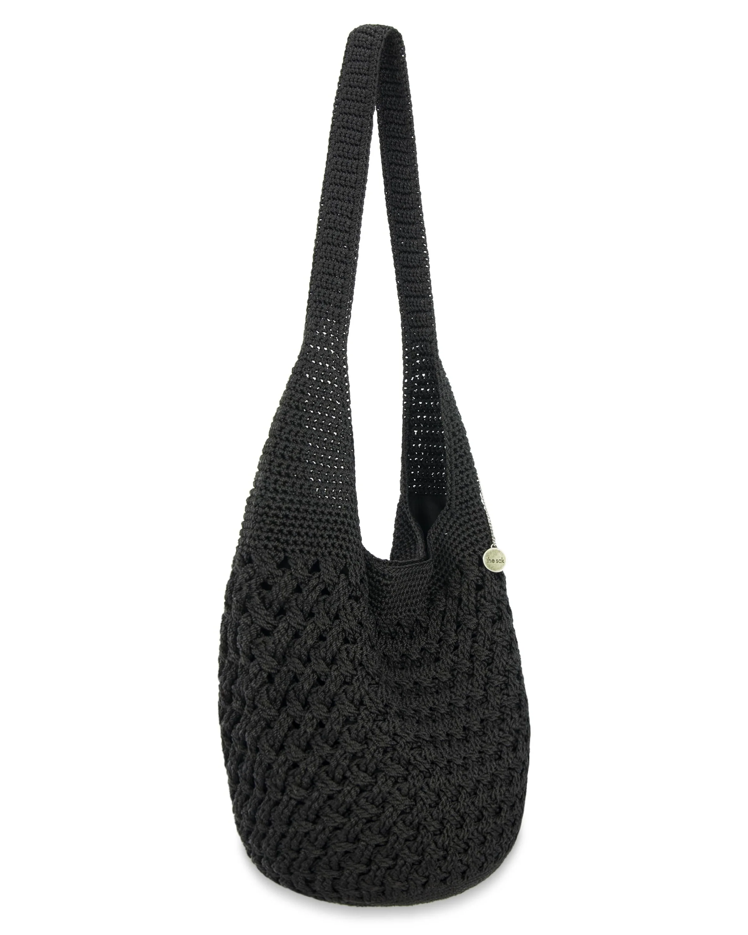 120 Hobo - Hand Crochet - Black Cozy Weave - Mycitystee