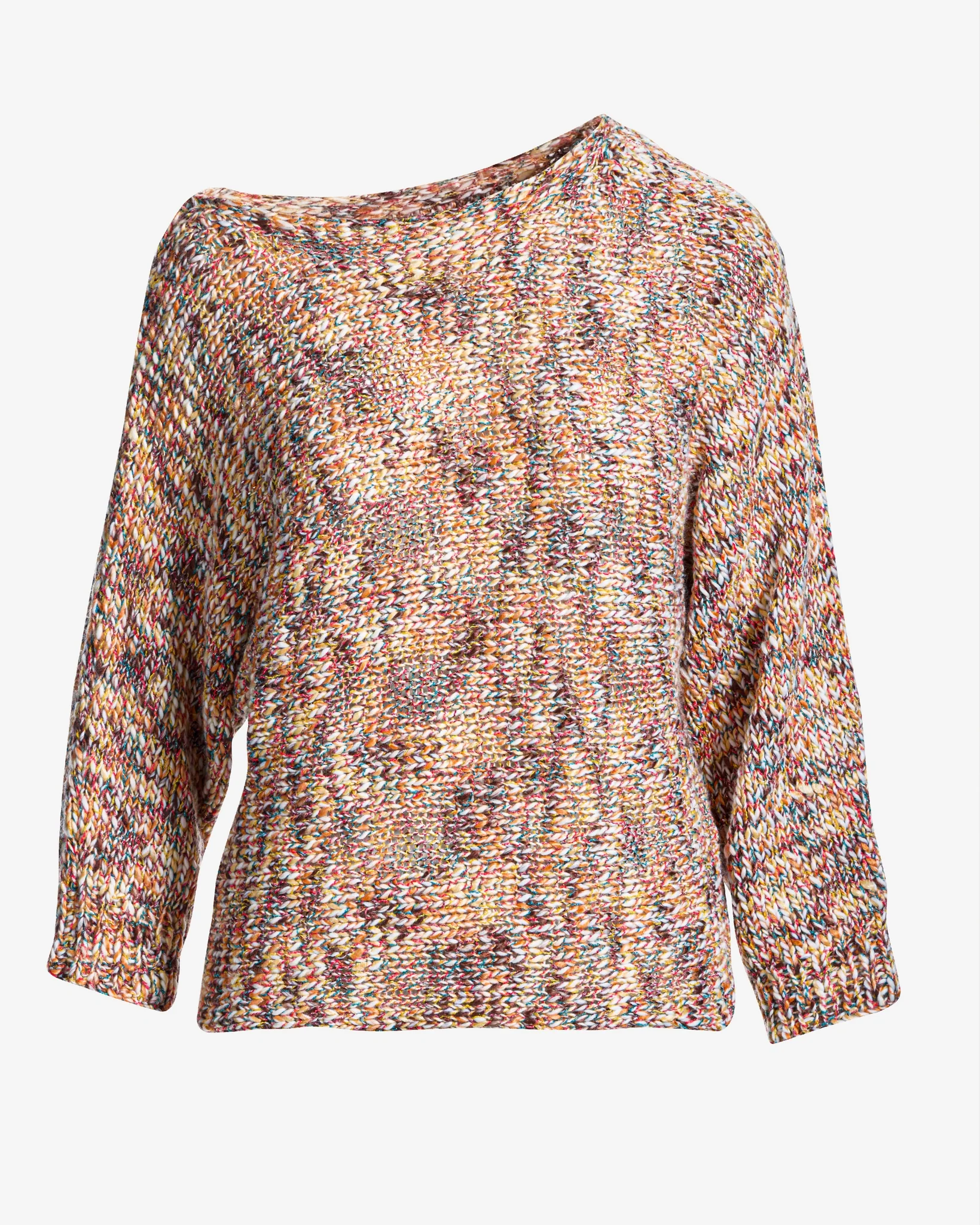 Marled Slouchy Sweater Multi - Mycitystee