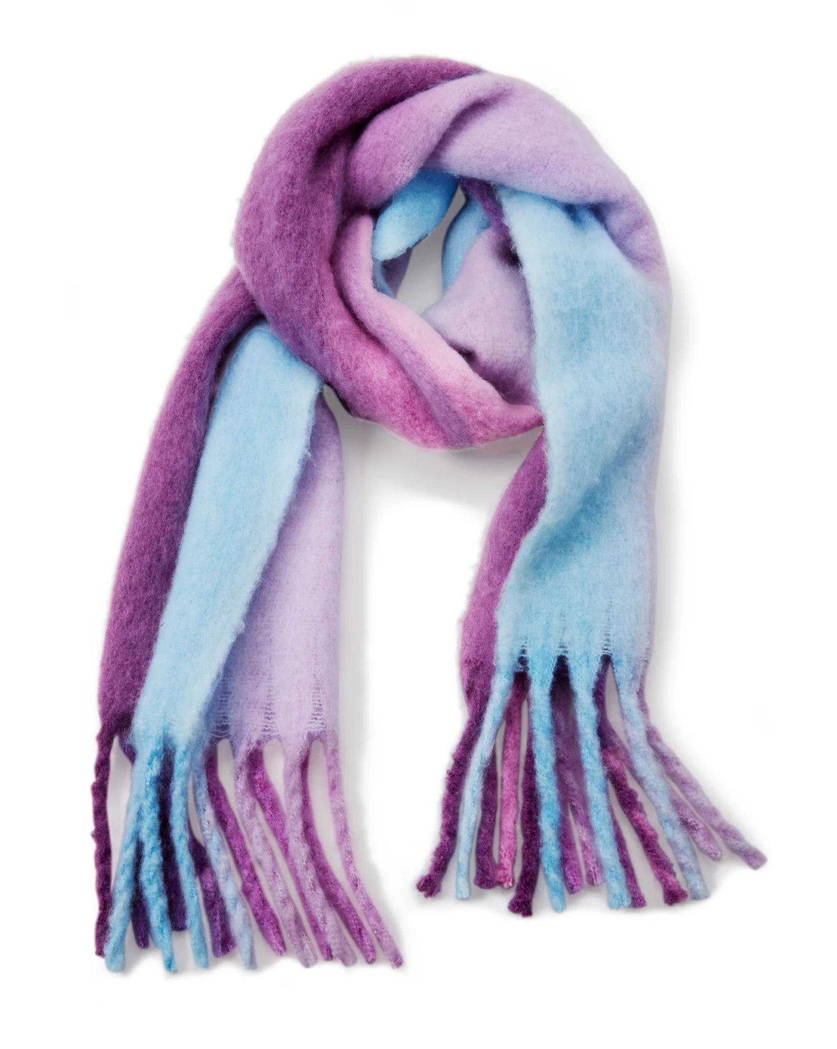 Ombre Winter Scarf Purple Multi - Mycitystee