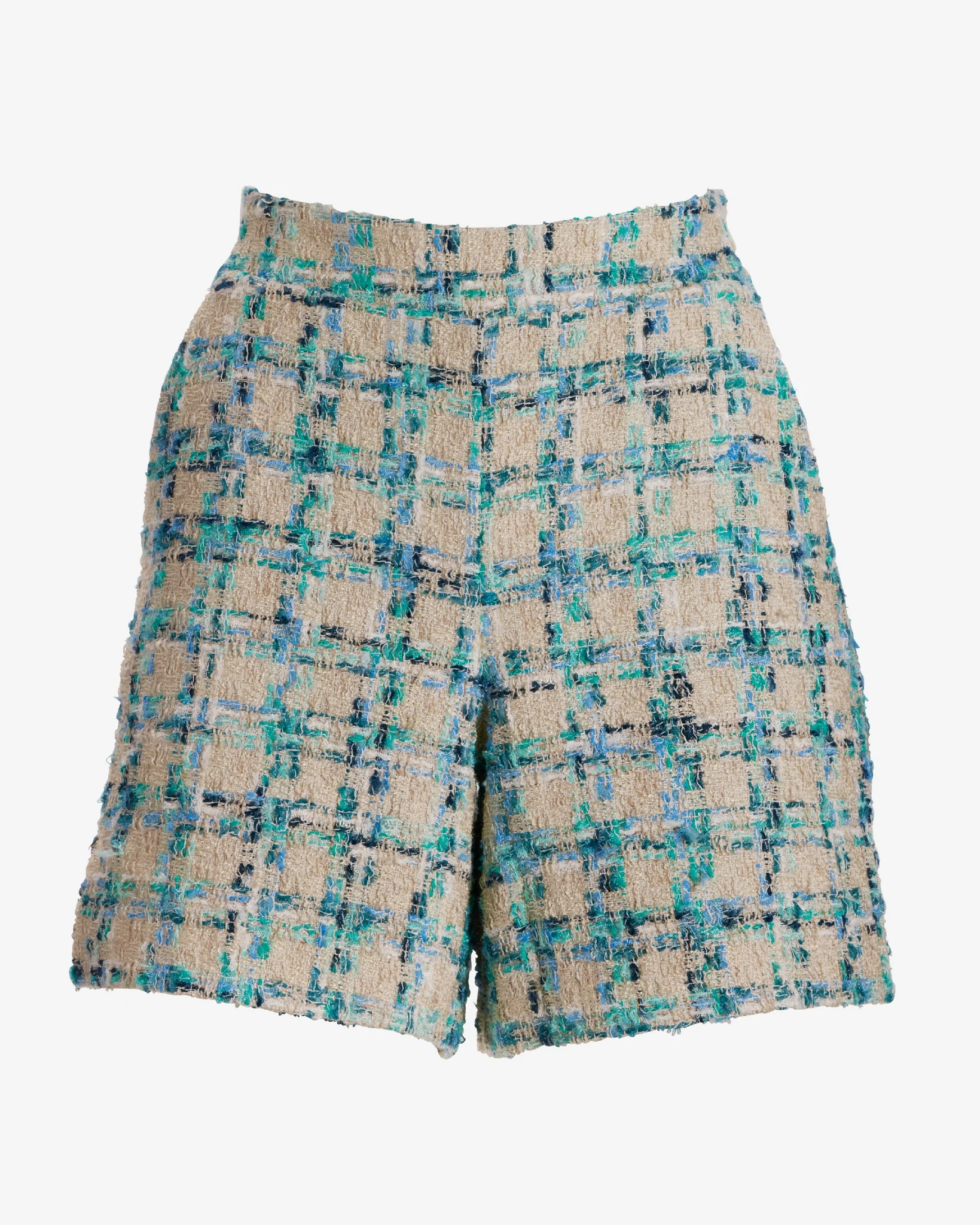 Tweed short Tan Multi - Mycitystee