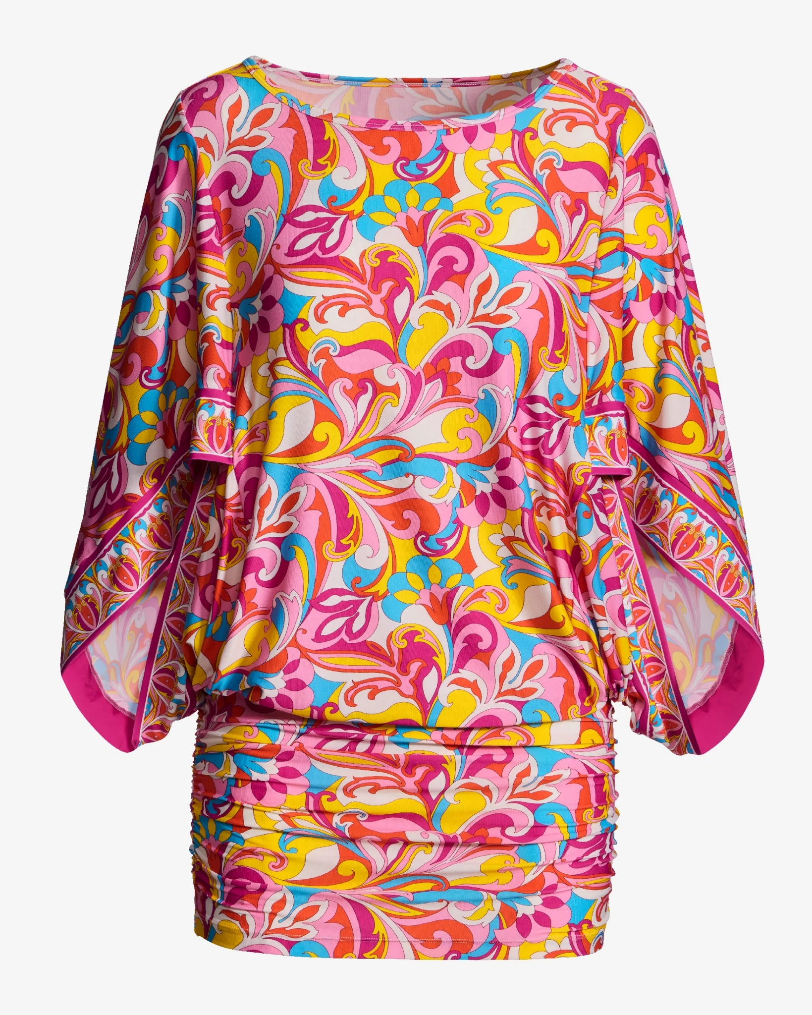 Swim Sense Print Coverup Tunic Tulum Abstract - Mycitystee