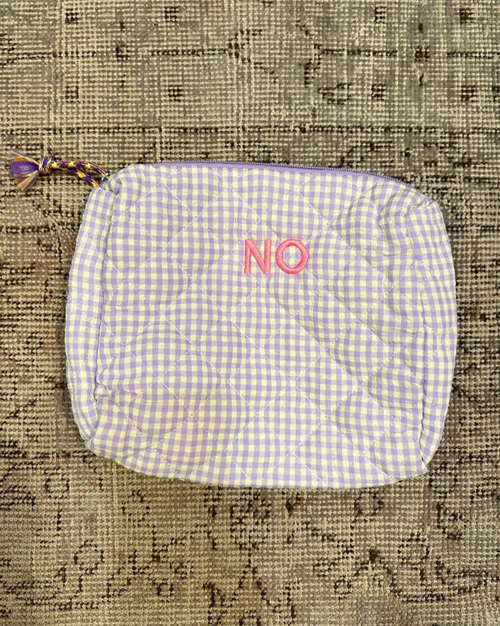 Mini Zip Check Bag - Mycitystee