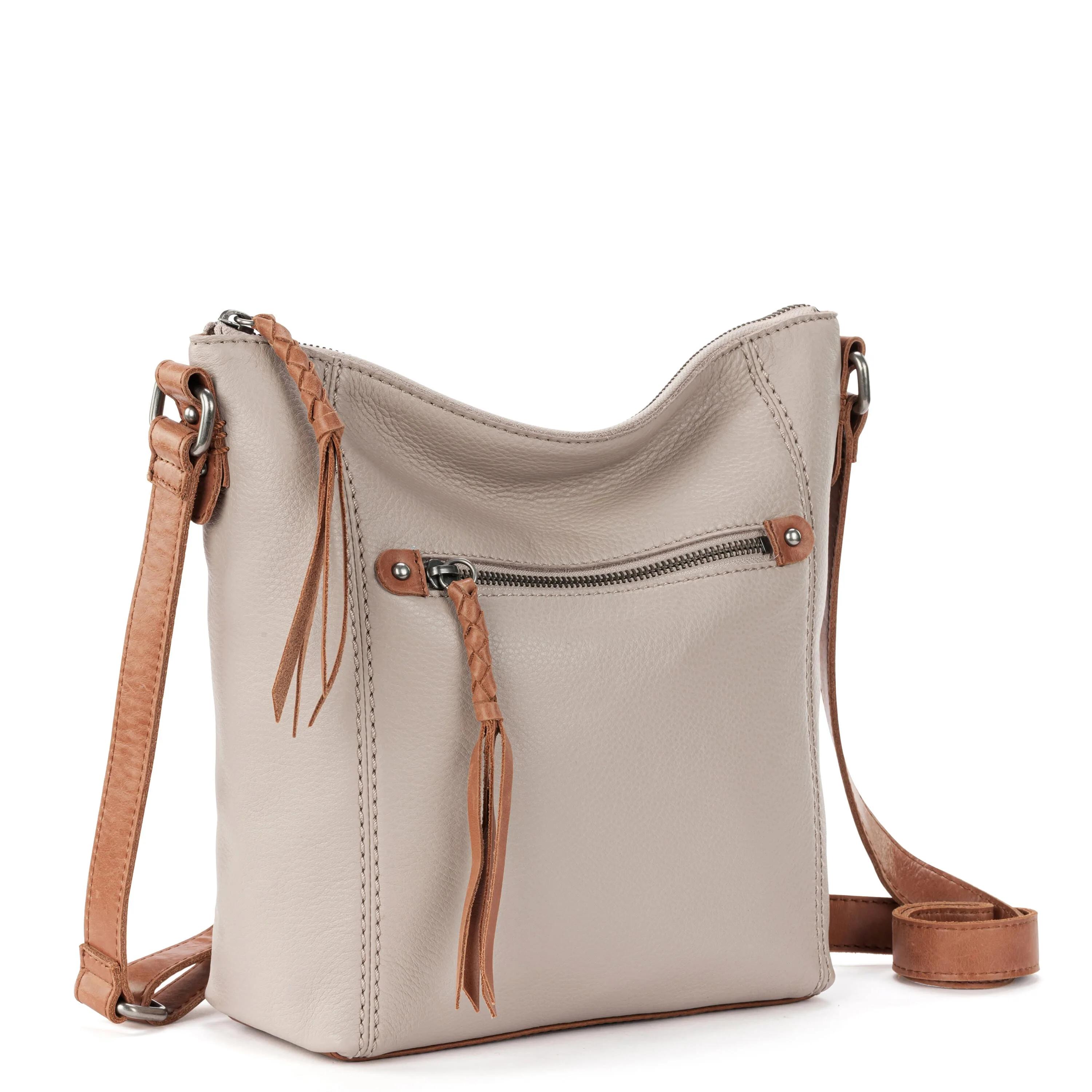 Ashland Crossbody - Leather - Sand - Mycitystee