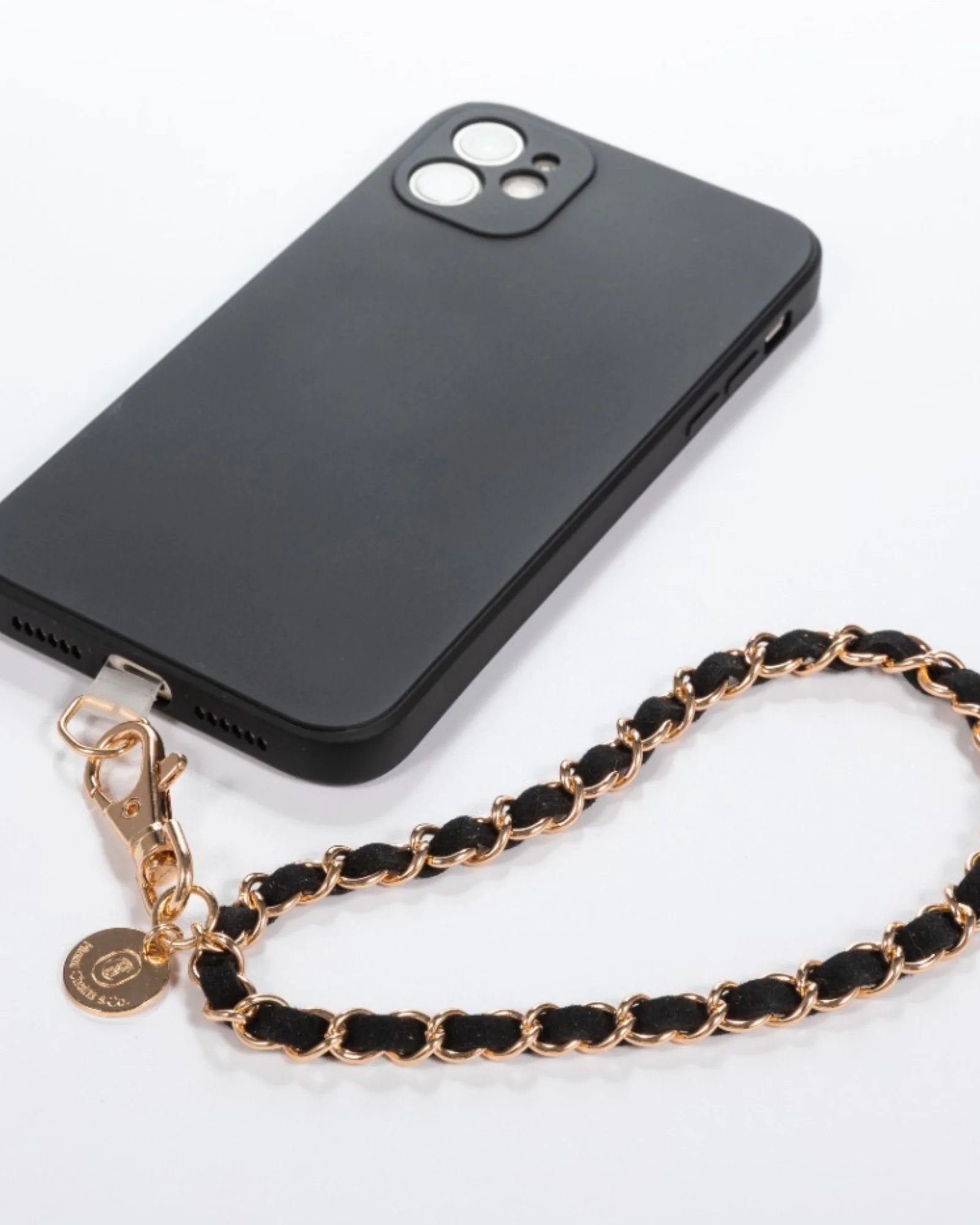 Golden Black Phone Wristlet - Mycitystee