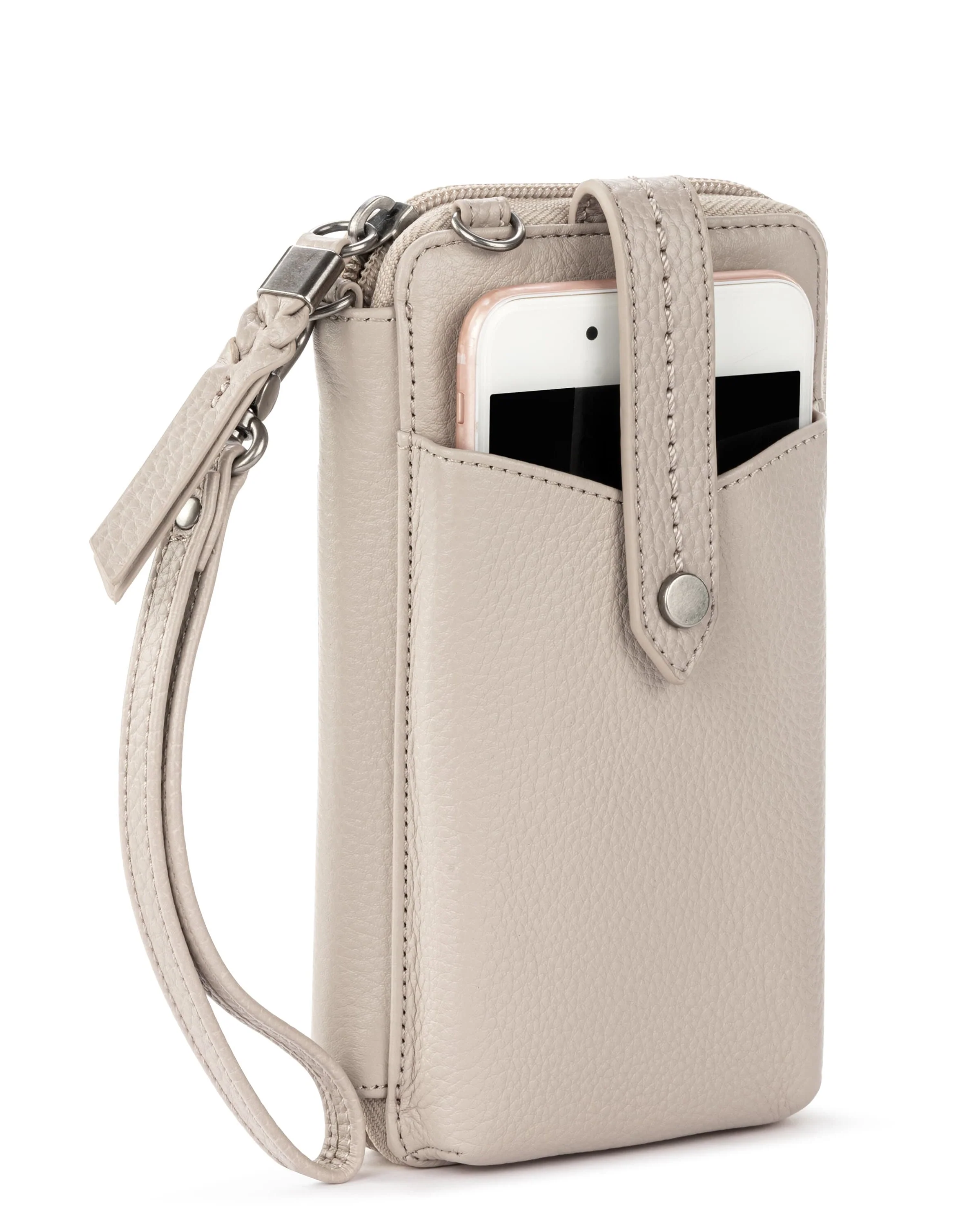 Silverlake Smartphone Wallet - Leather - Sand - Mycitystee