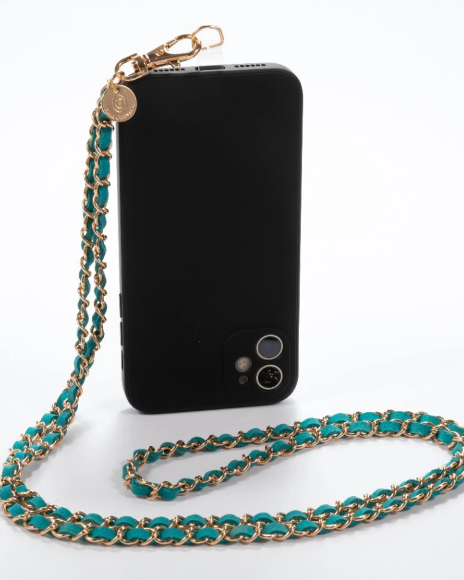 Gold N' Emerald Crossbody Phone Chain - Mycitystee