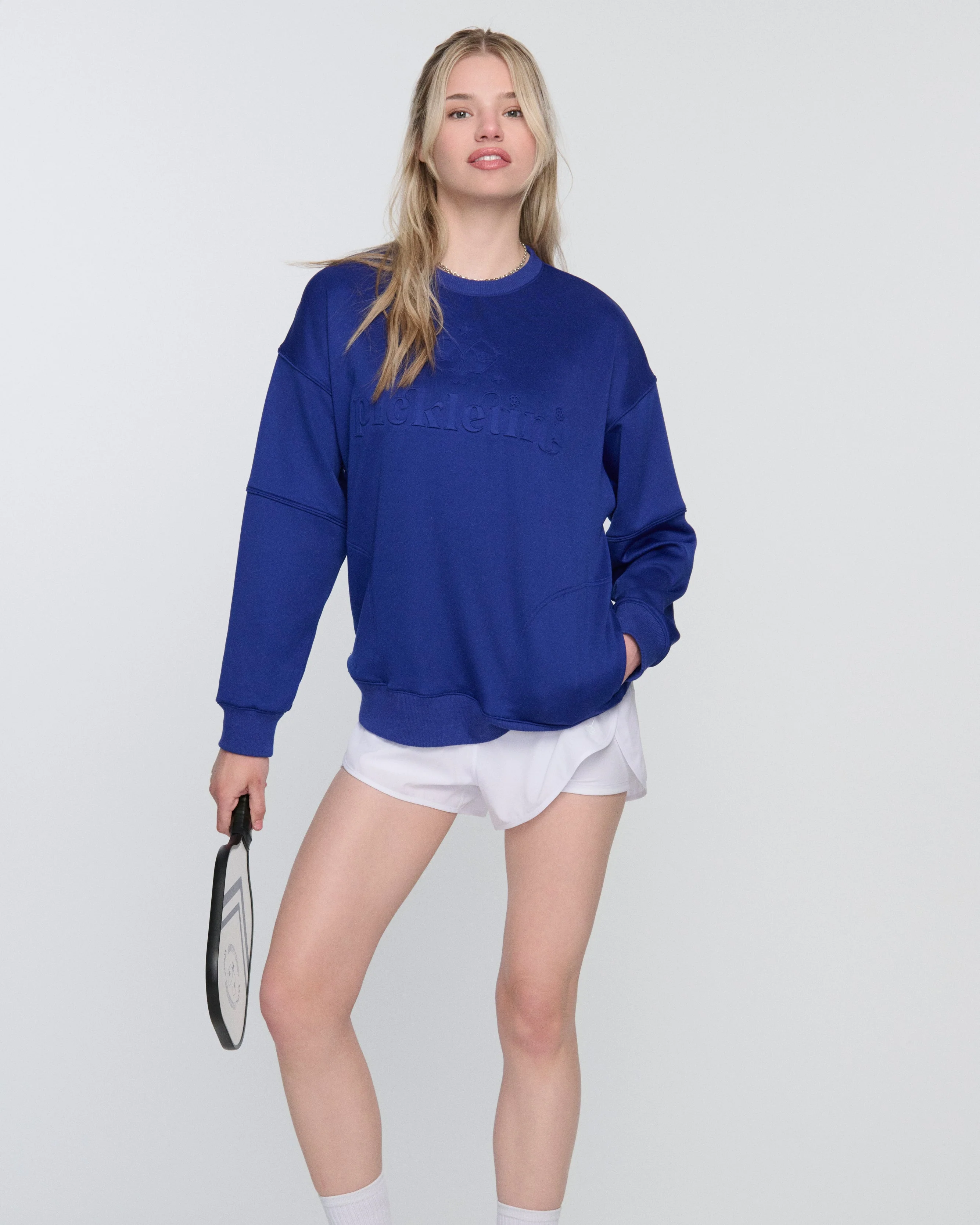 Rosa Pickleball Sweater  C Long Sleeve Crewneck - Mycitystee