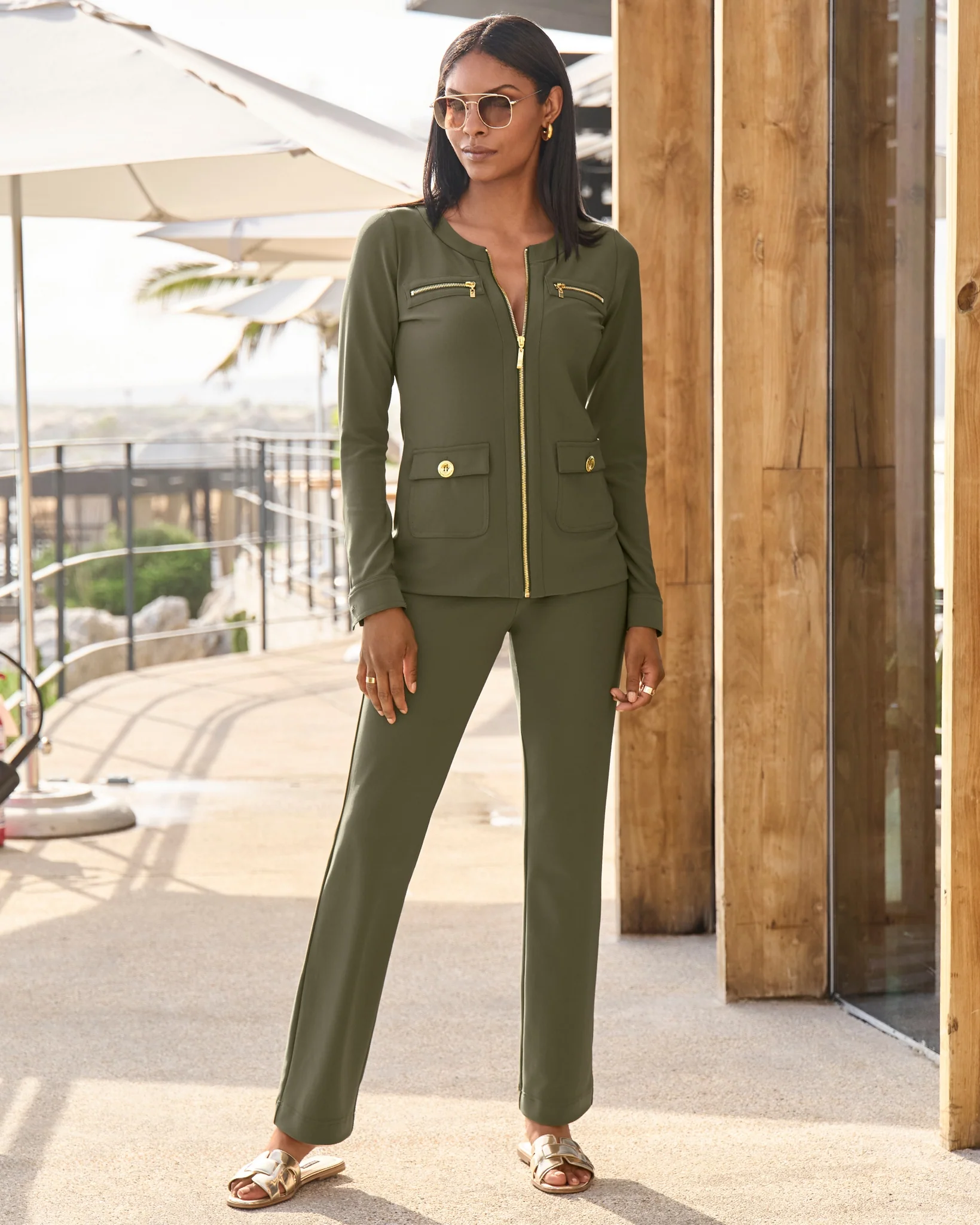 Beyond Travel Chic Coordinates Olive Night - Mycitystee