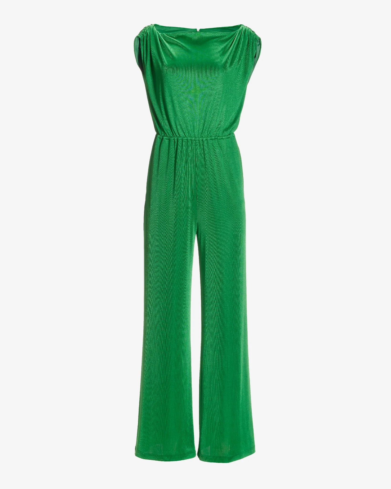 Slouchy Versatile Knit Jumpsuit Fern Green - Mycitystee