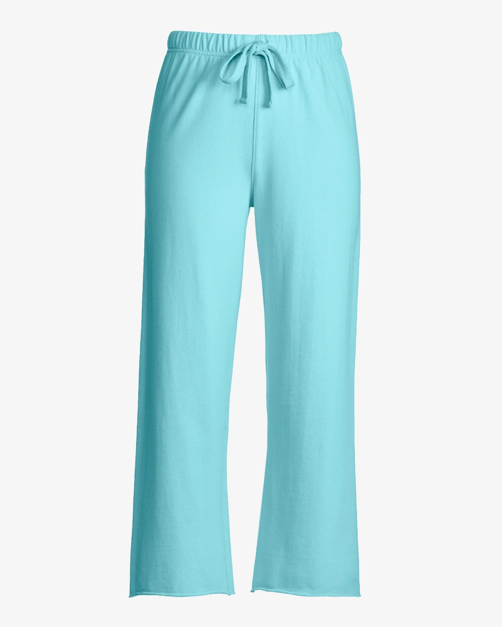 Cotton Comfort Wide Leg Lounge Pant Aqua Splash - Mycitystee