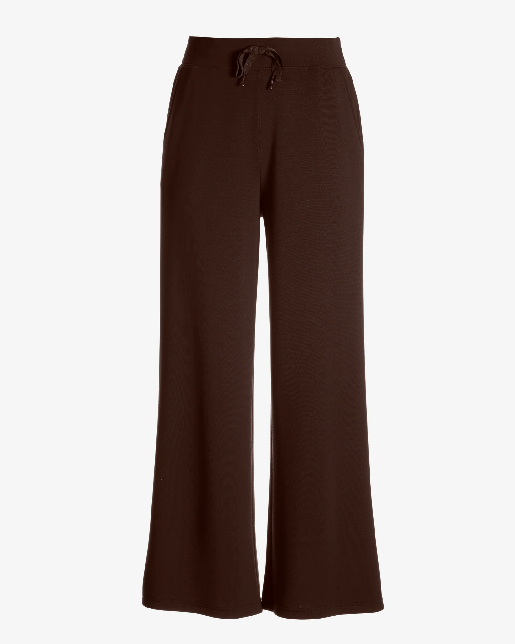 Luxe Lounge Drawstring Wide Leg Pant Safari Brown - Mycitystee