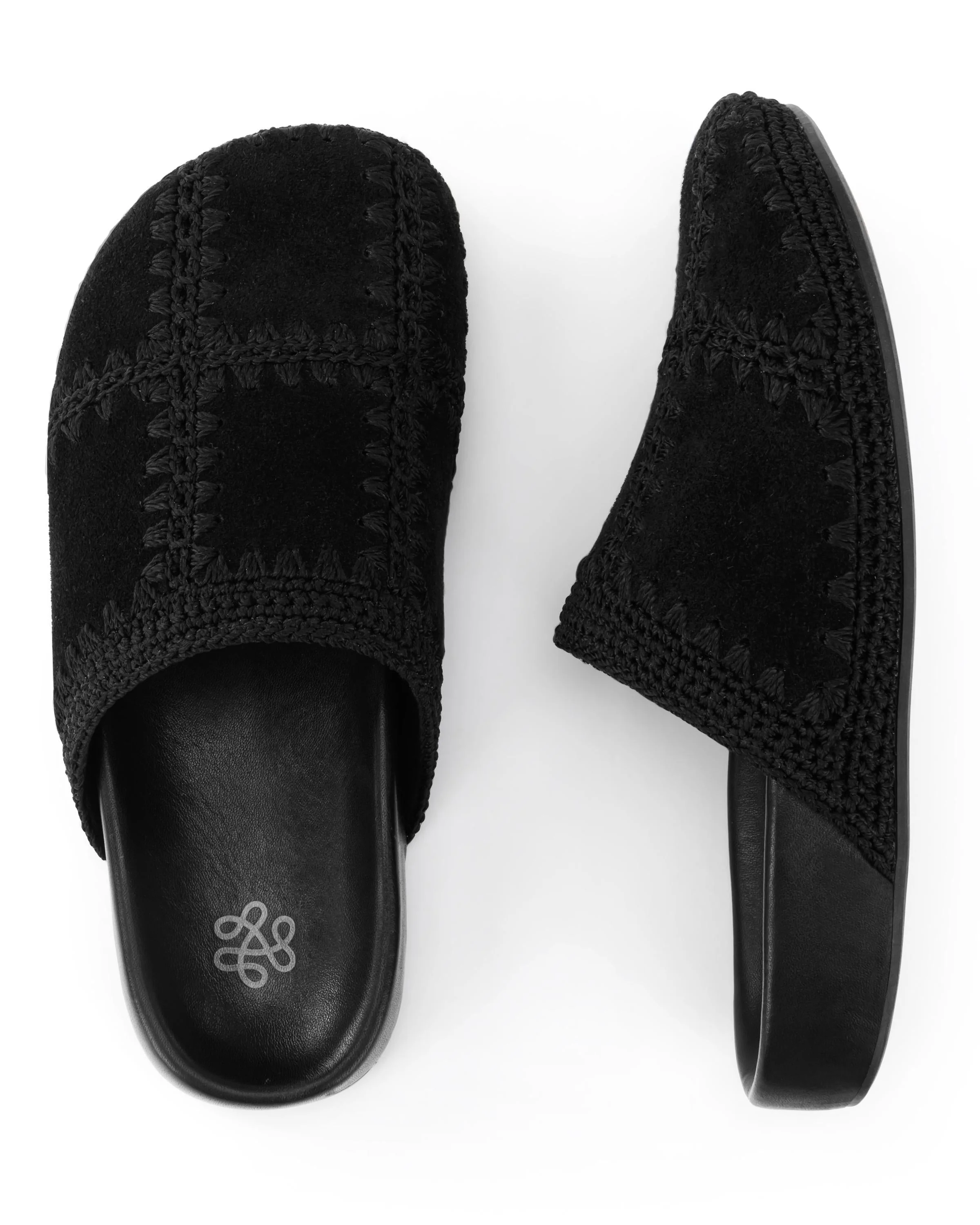 Bolinas Clog - Leather - Black Suede Patch - Mycitystee