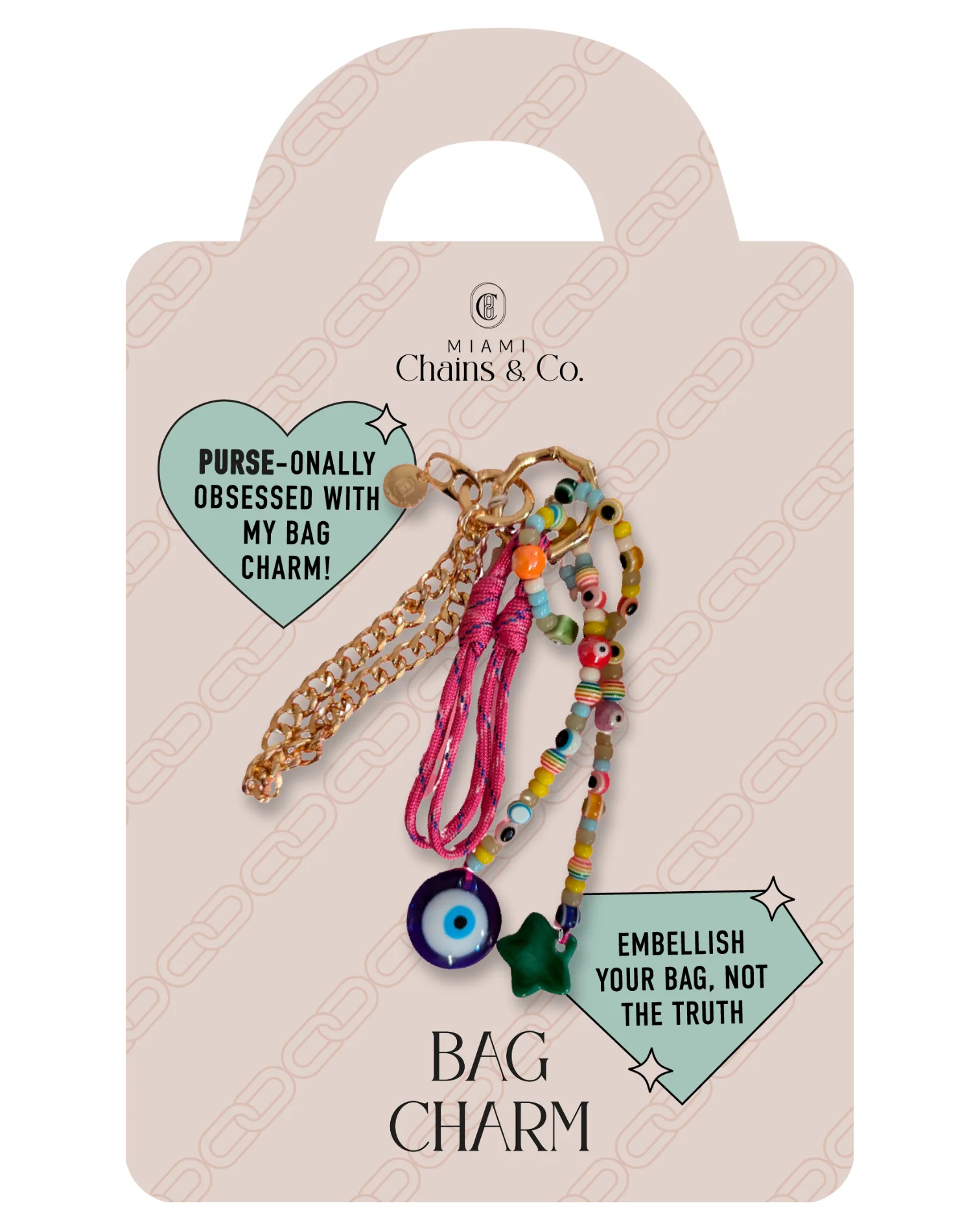 Please Me Pearls Bag Charm - Mycitystee