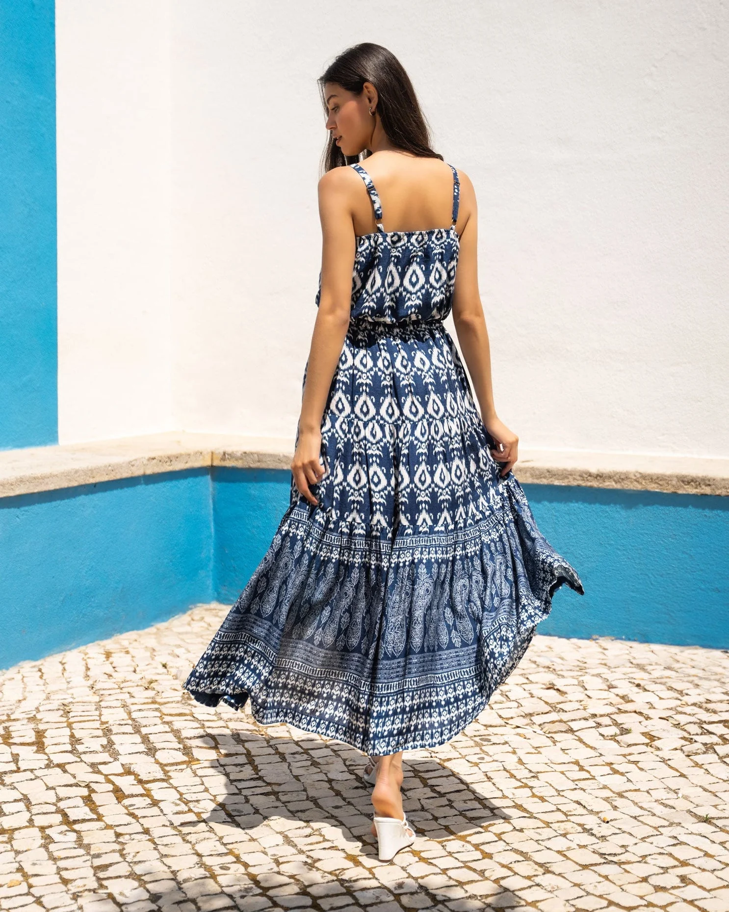 Jenni Skirt In Tivara Ikat - Mycitystee