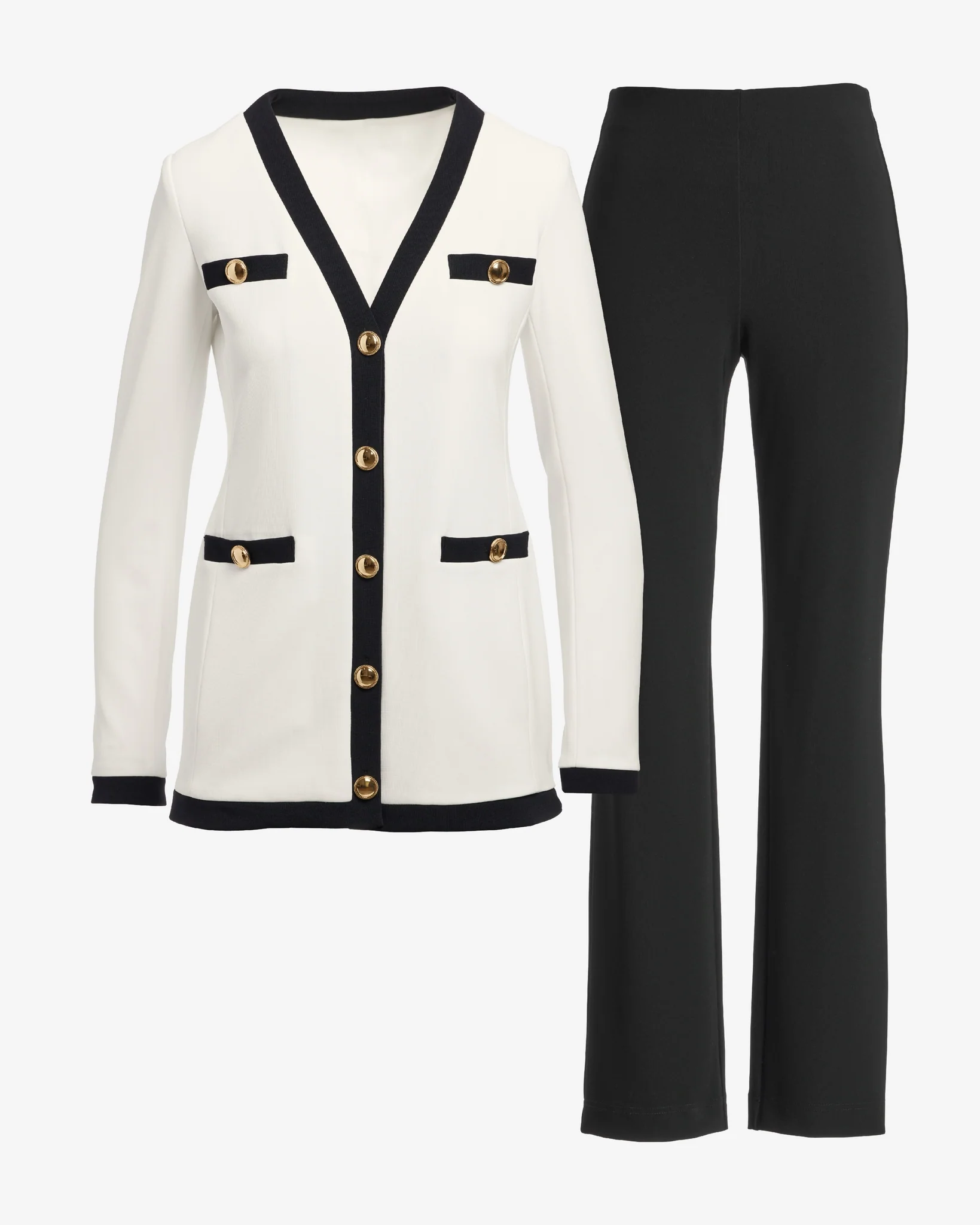 Beyond Travel Colorblock Set Ivory Coast/Jet Black - Mycitystee