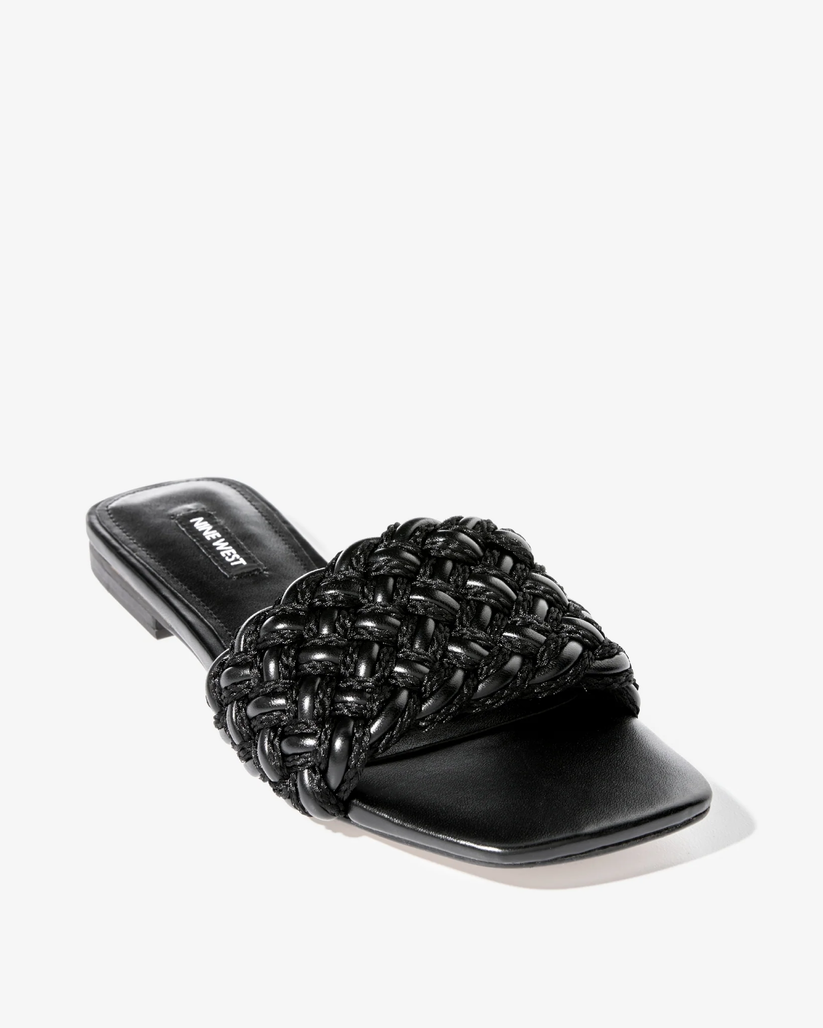 Braided Slide Sandal Black - Mycitystee