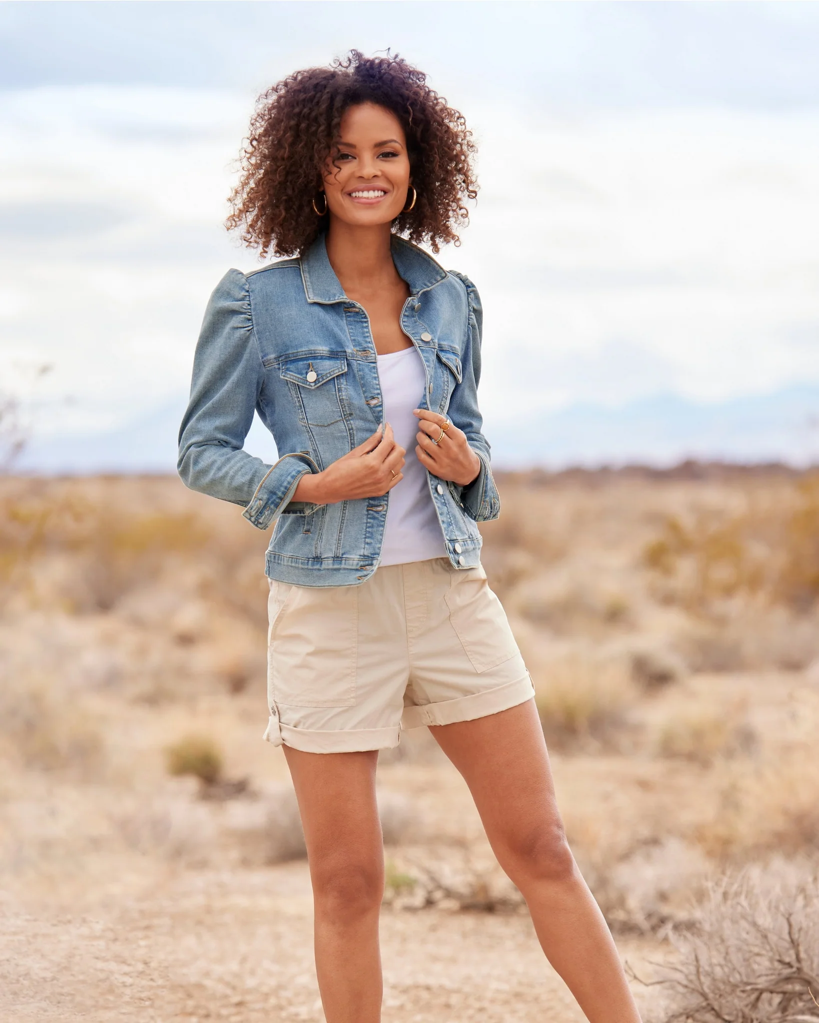 Pull On Cuffed Casual Short Stone - Mycitystee