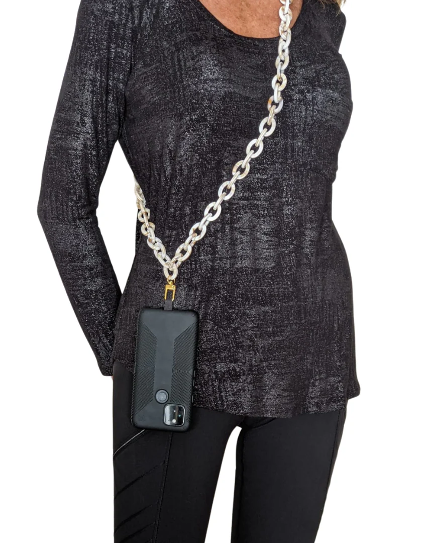 Vanilla Latte Crossbody Phone Chain - Mycitystee