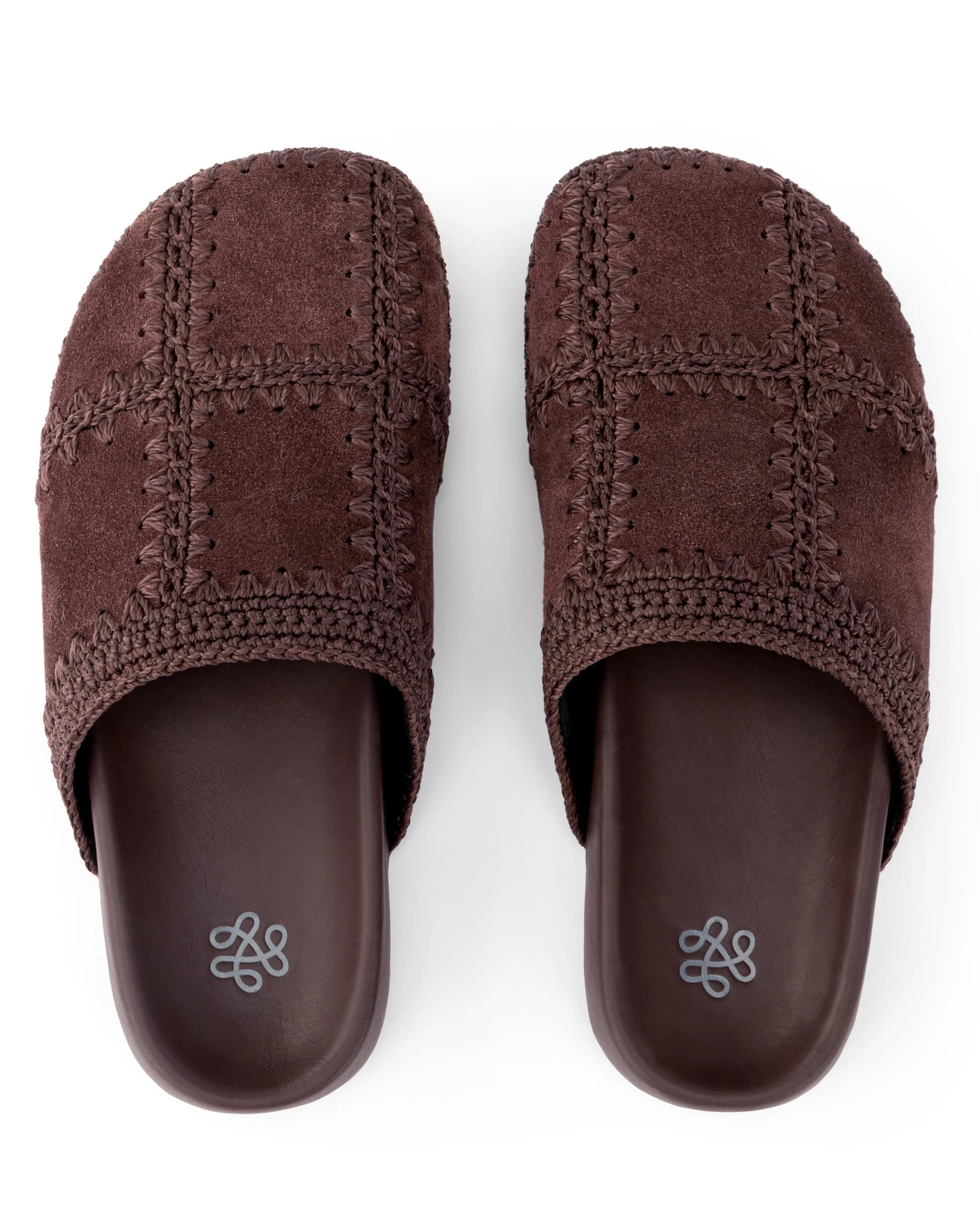 Bolinas Clog - Leather - Mahogany Suede Patch - Mycitystee